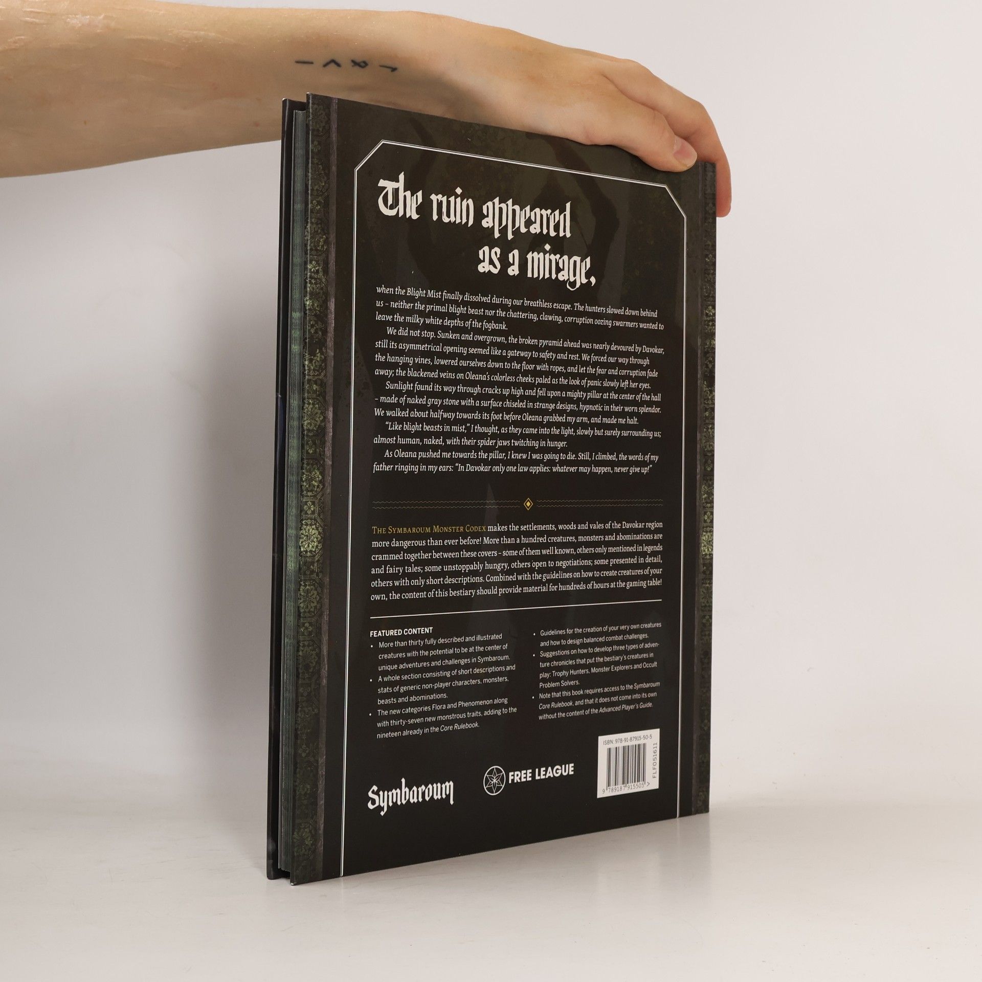 Modiphius Entertainment Modiphius Symbaroum Monster Codex Game