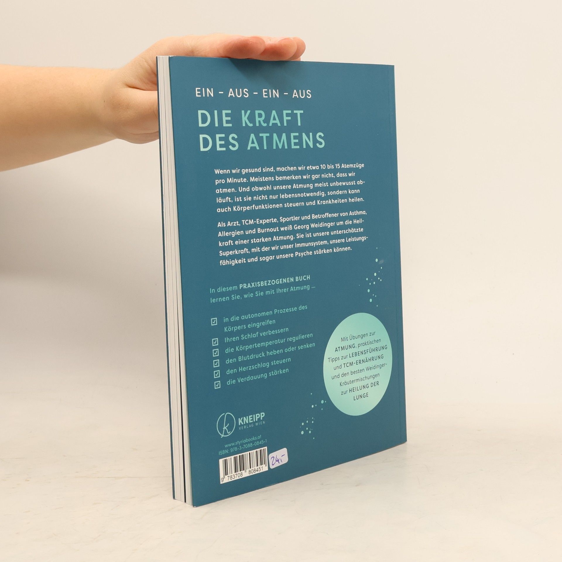 Georg Weidinger Die Georg Weidinger Atemtherapie. Nachhaltige Hilfe bei Autoimmunerkrankungen, Allergien, psychosomatischen Beschwerden, Erschöpfung