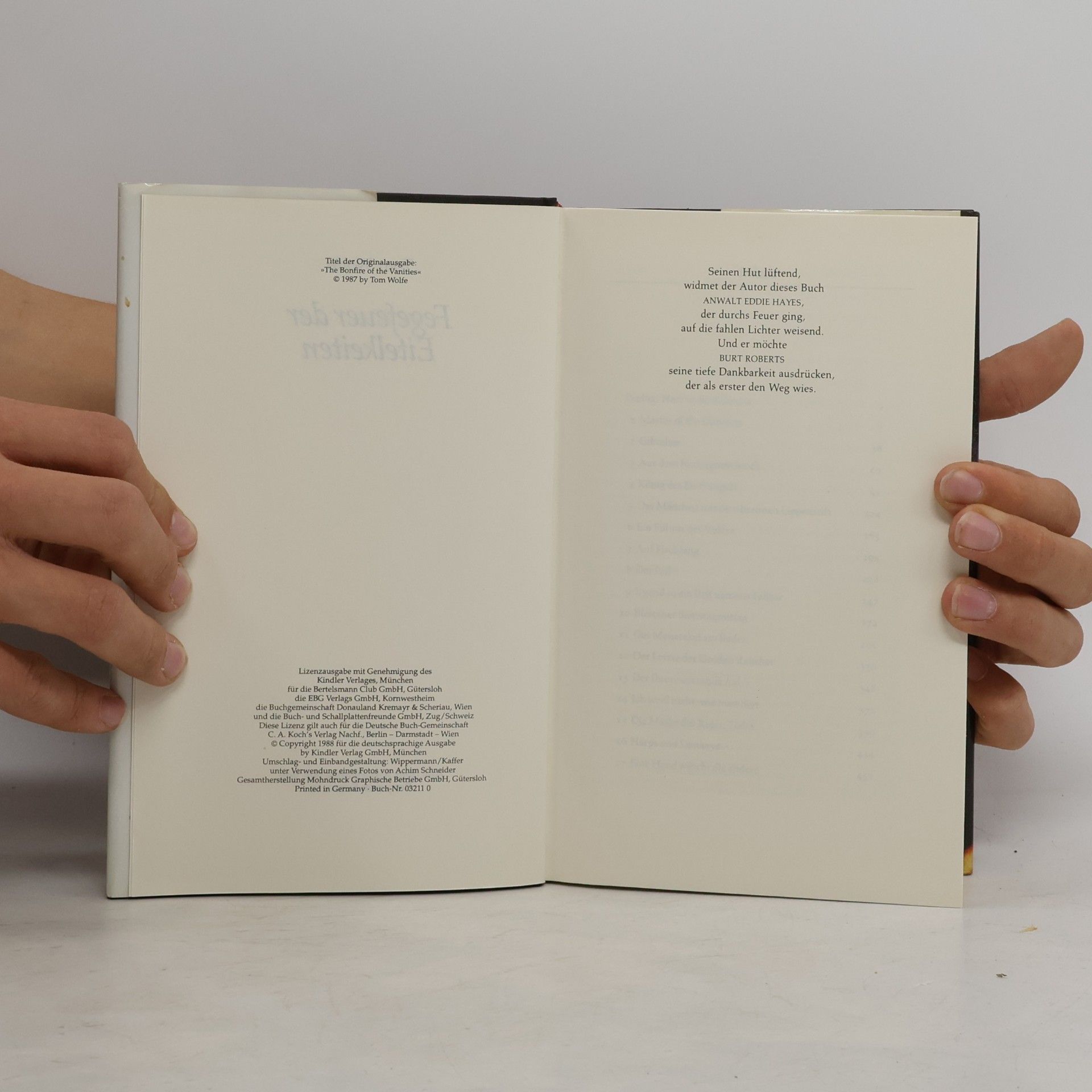 Tom Wolfe Fegefeuer der Eitelkeiten