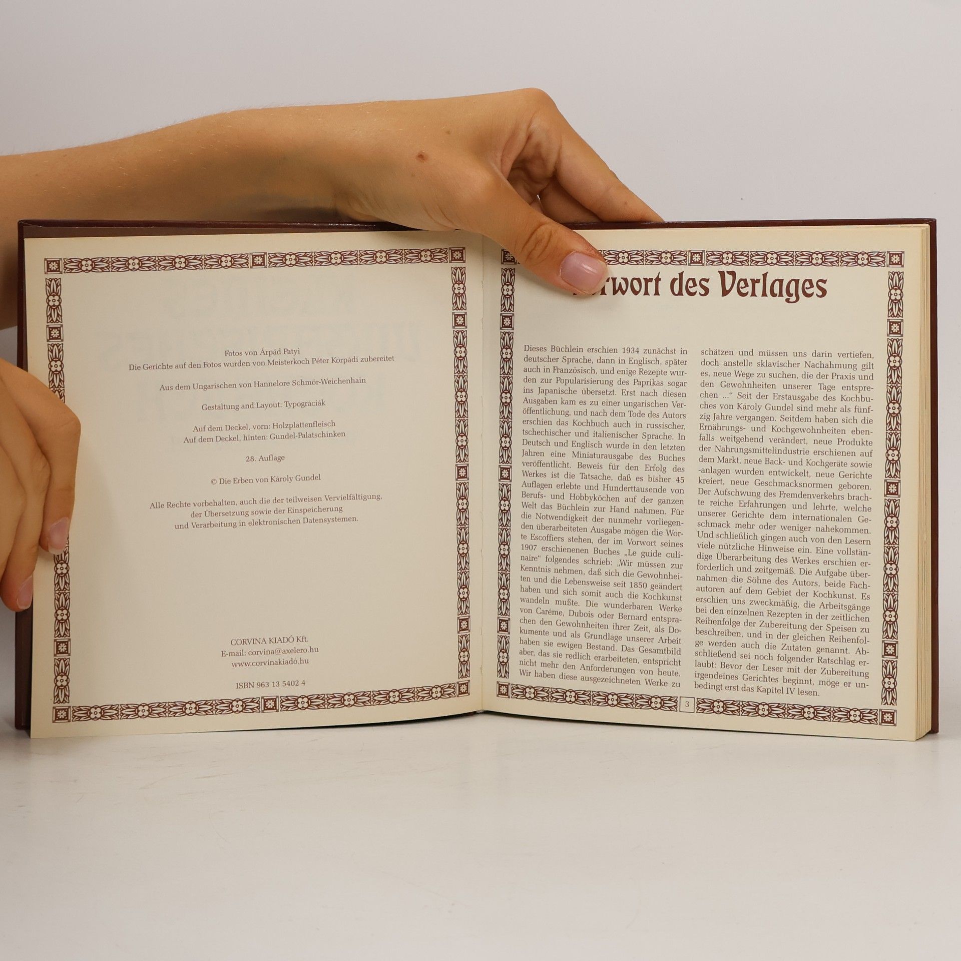 Károly Gundel Kleines Ungarisches Kochbuch