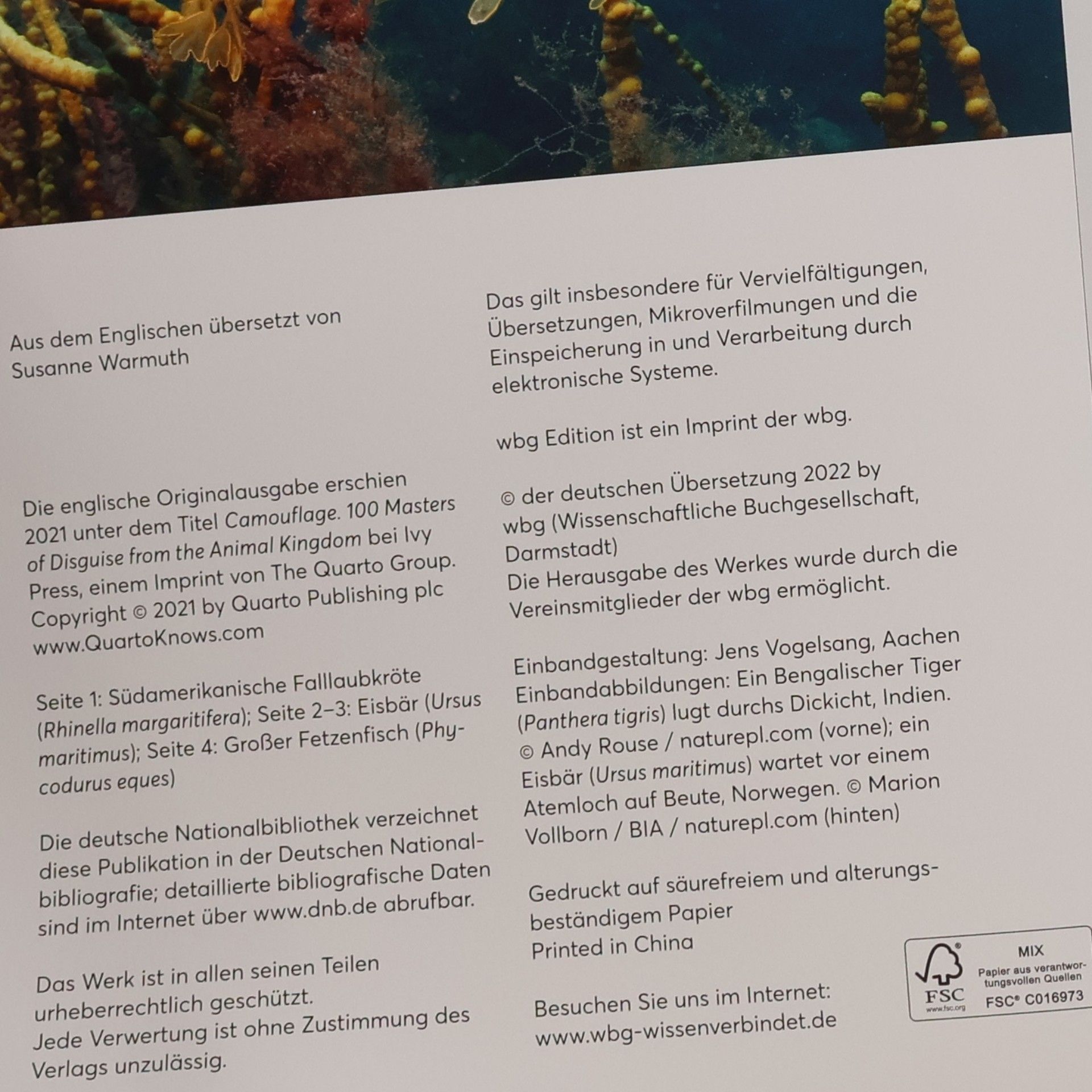 Steve Parker Meister der Tarnung. Wie Tiere sich Unsichtbar Machen