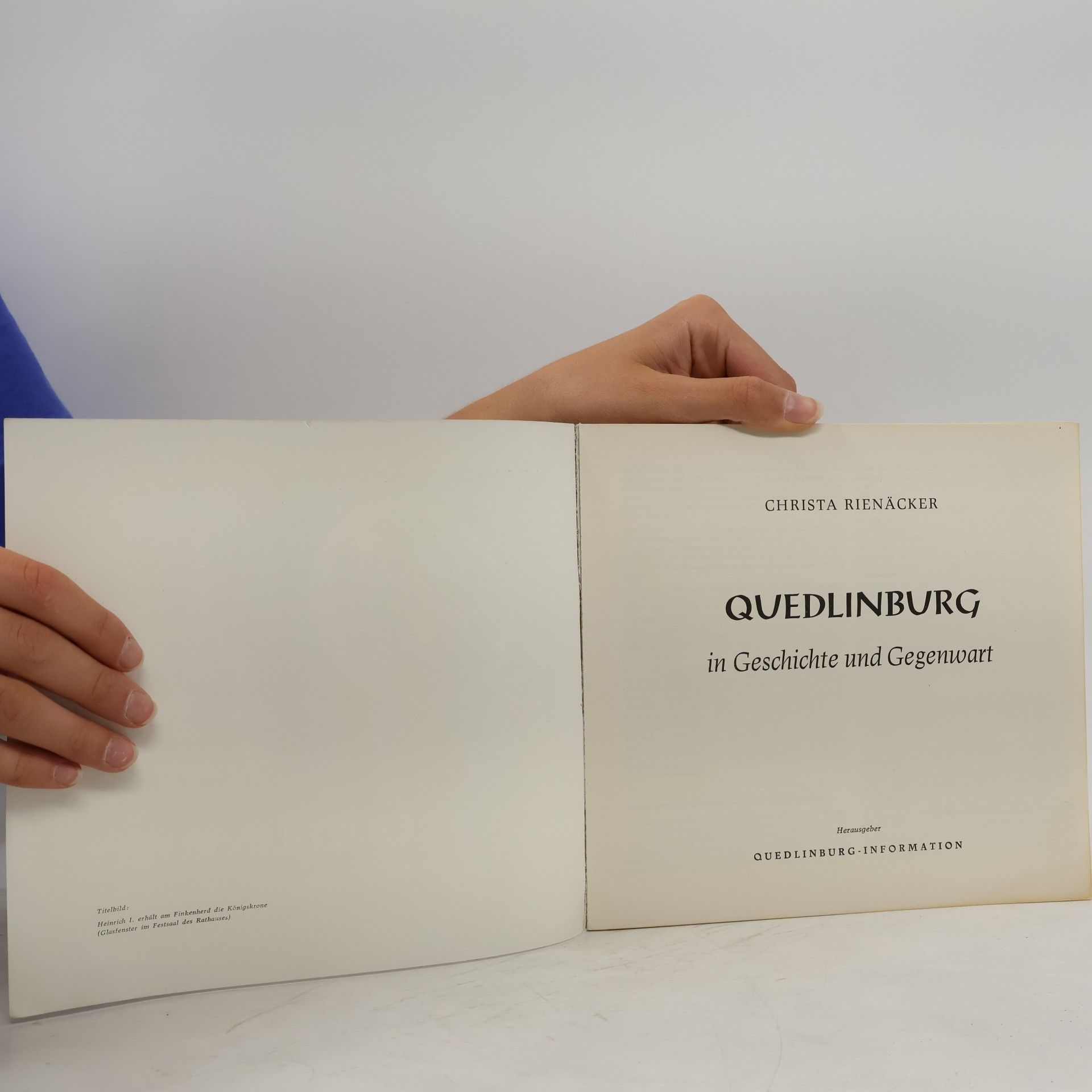 Christa Rienäcker Quedlinburg in Geschichte und Gegenwart