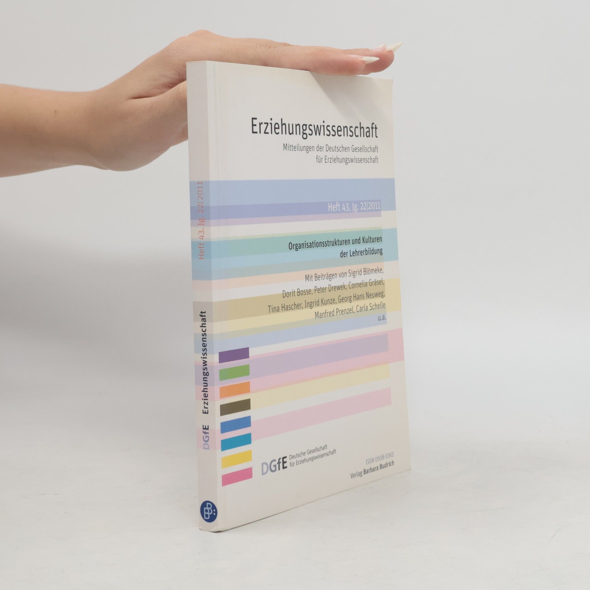Various authors Erziehungswissenschaft Mitteilungen der Deutschen Gesellschaft für Erziehungswissenschaft