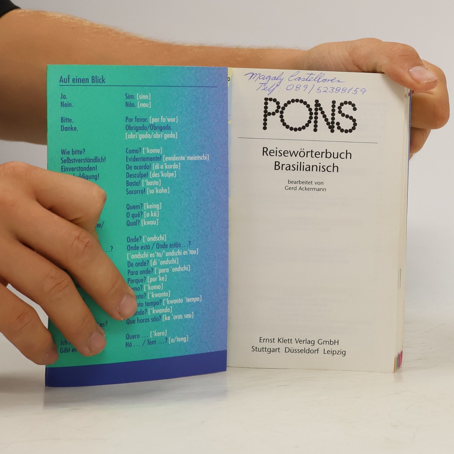 Gerd Ackermann PONS Reisewörterbuch