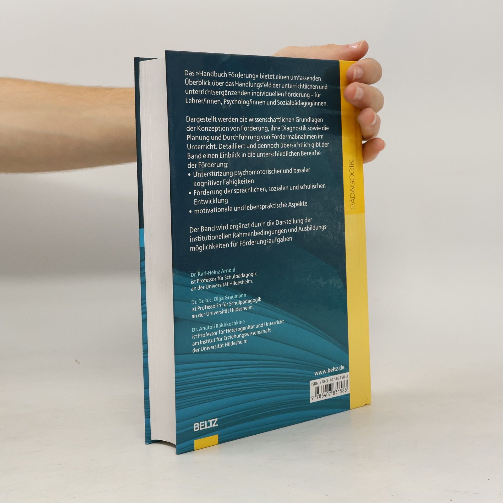 Karl Heinz Arnold Handbuch Förderung