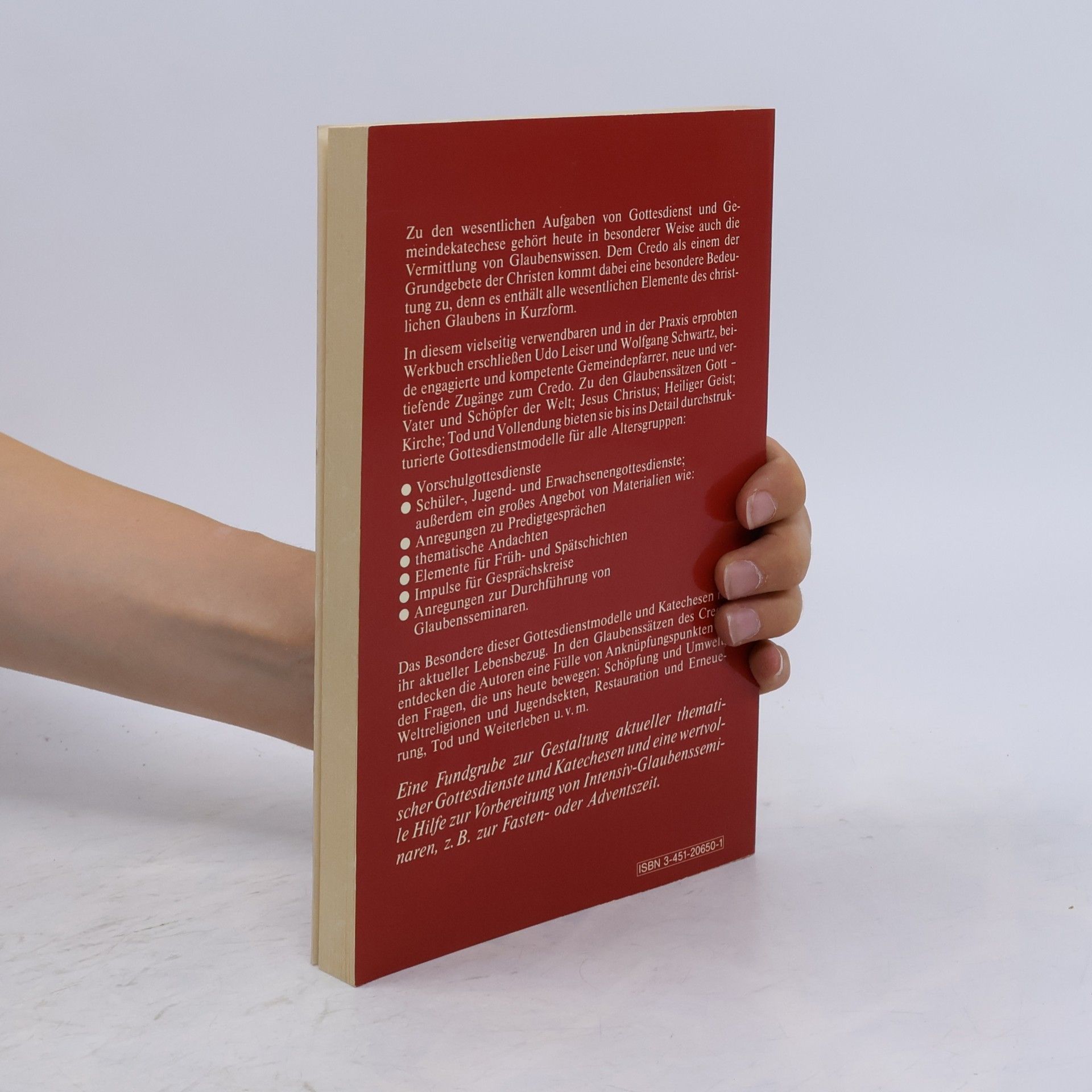 Udo Leiser Werkbuch zum Credo