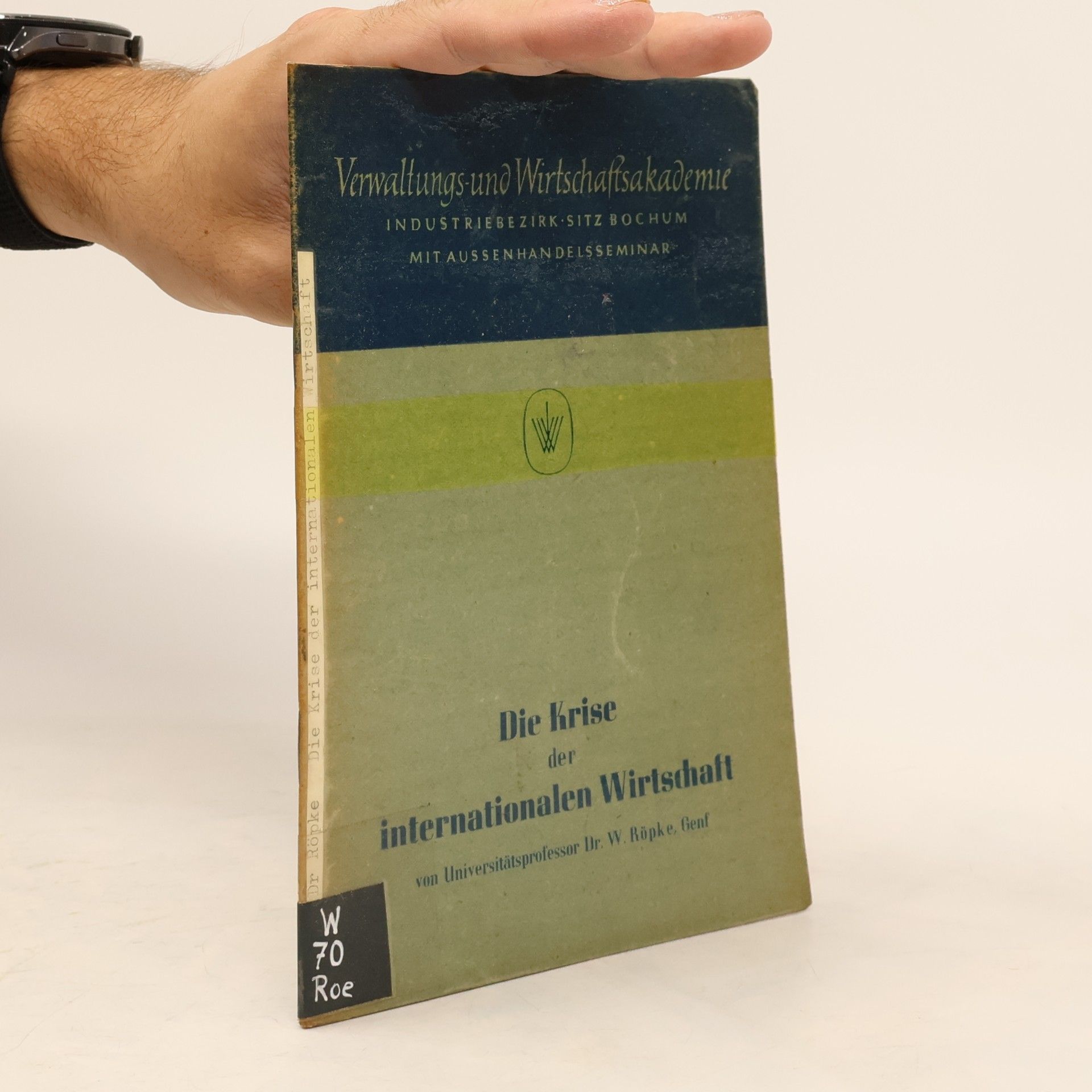 Die Krise der internationalen Wirtschaft