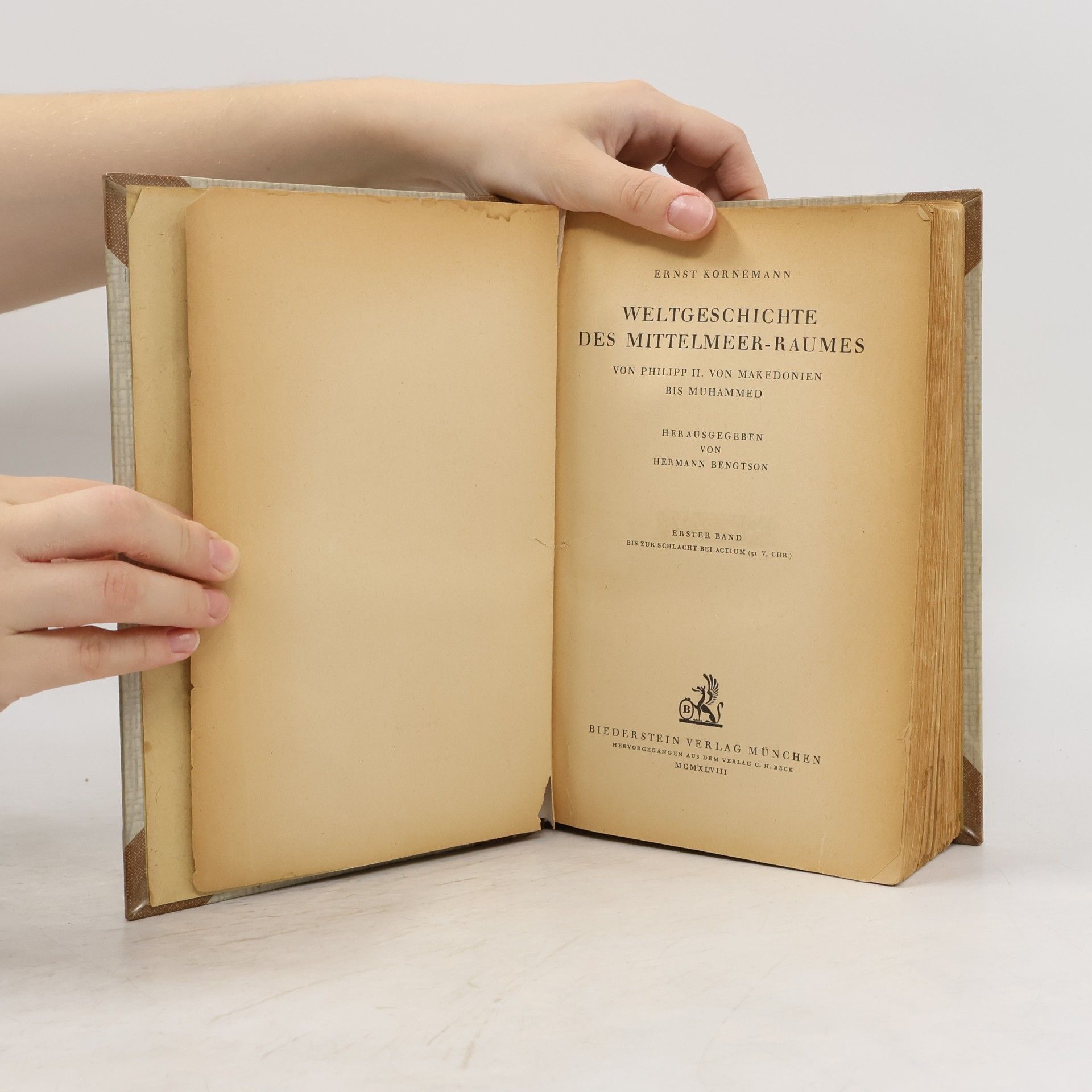 Ernst Kornemann Weltgeschichte des Mittelmeer-Raumes