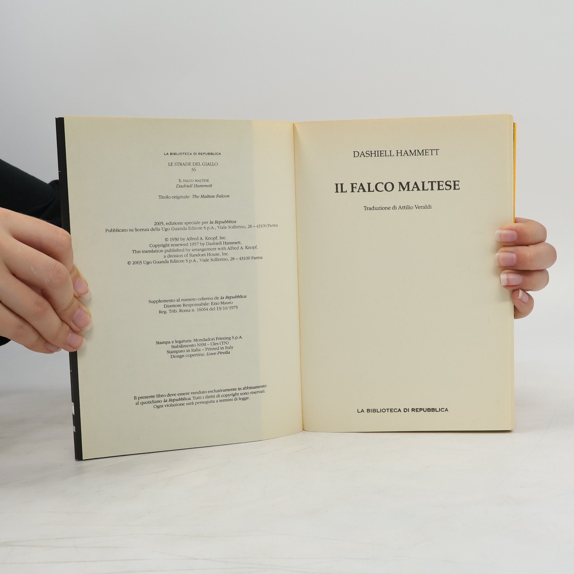 Dashiell Hammett Il falco maltese
