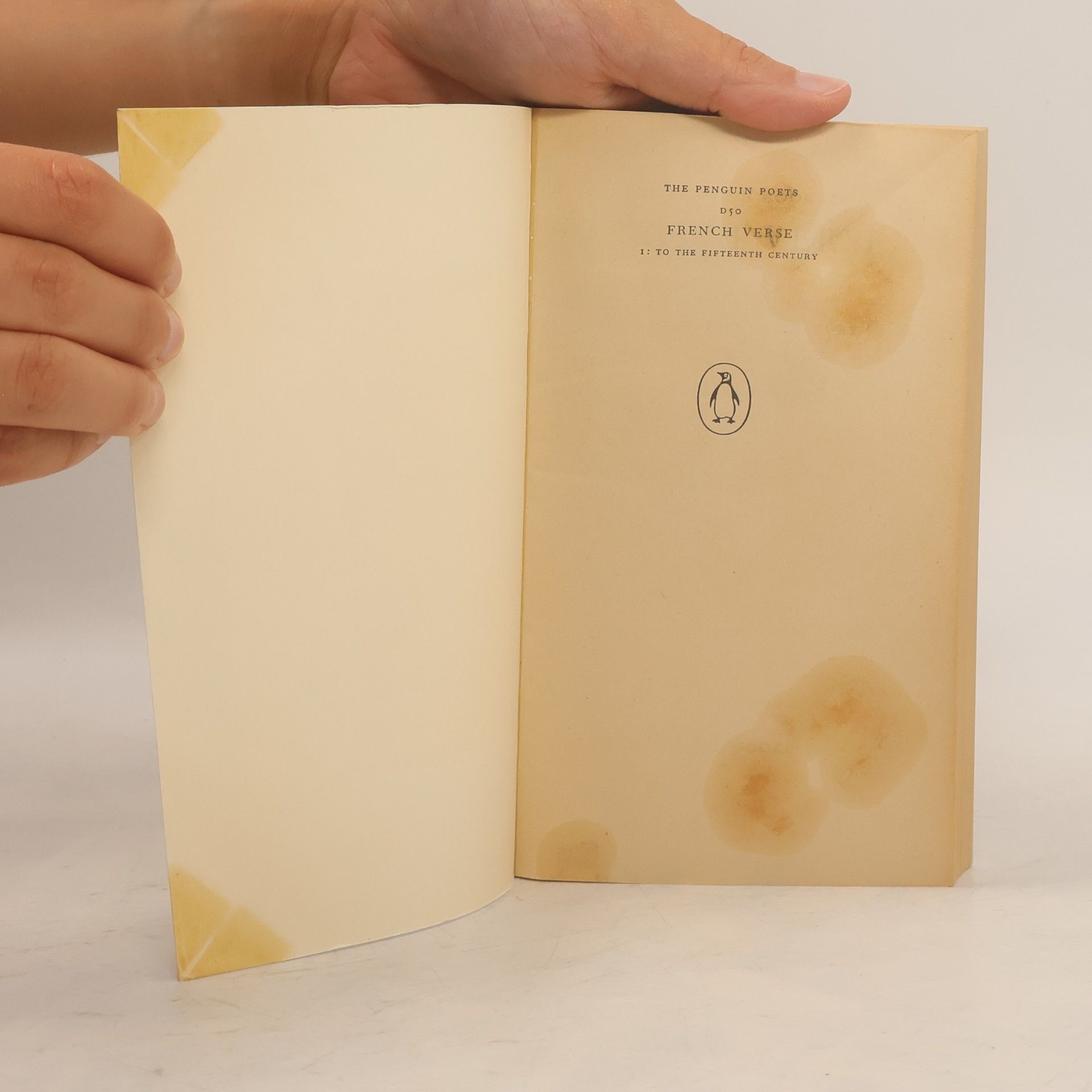 Brian Woledge The Penguin Book of French Verse 1. To the Fifteenth Century