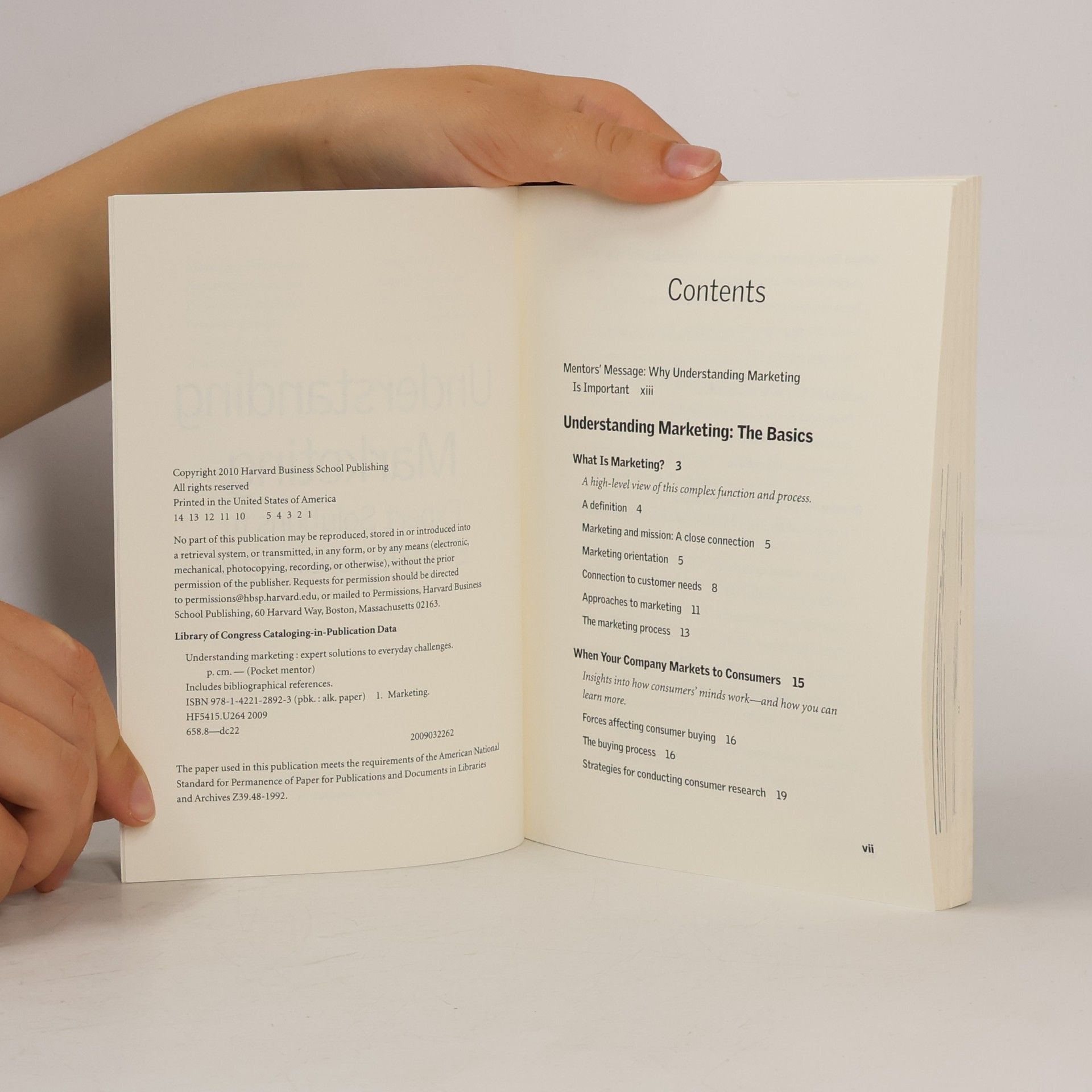 Harvard Business Review Pocket Mentor: Understanding Marketing