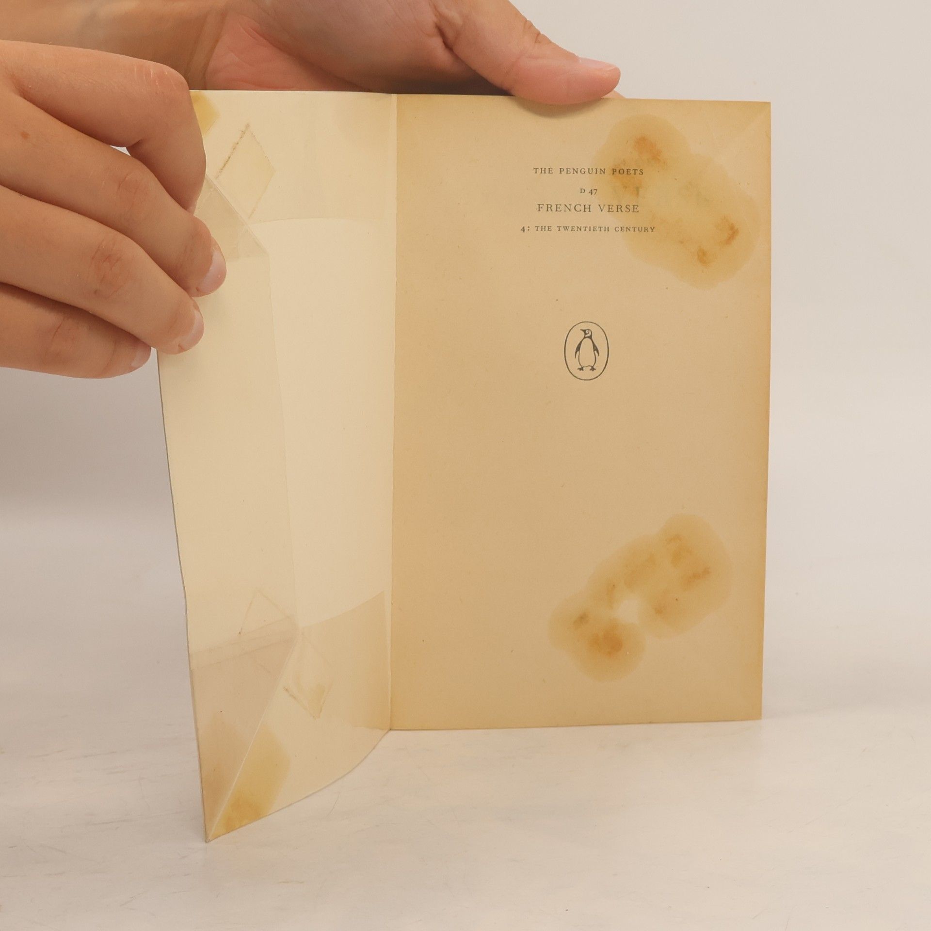 Anthony Hartley The Penguin Book of French Verse 4