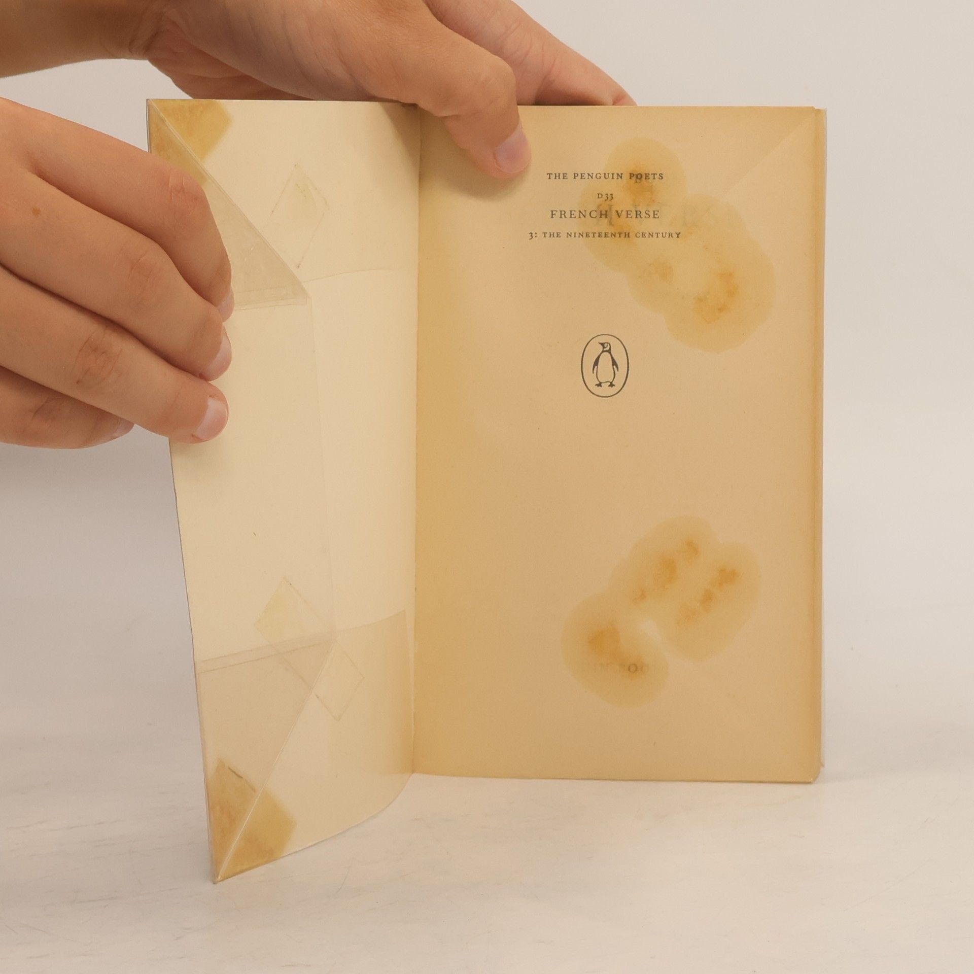 Anthony Hartley The Penguin Book of French Verse 3. The Nineteenth Century