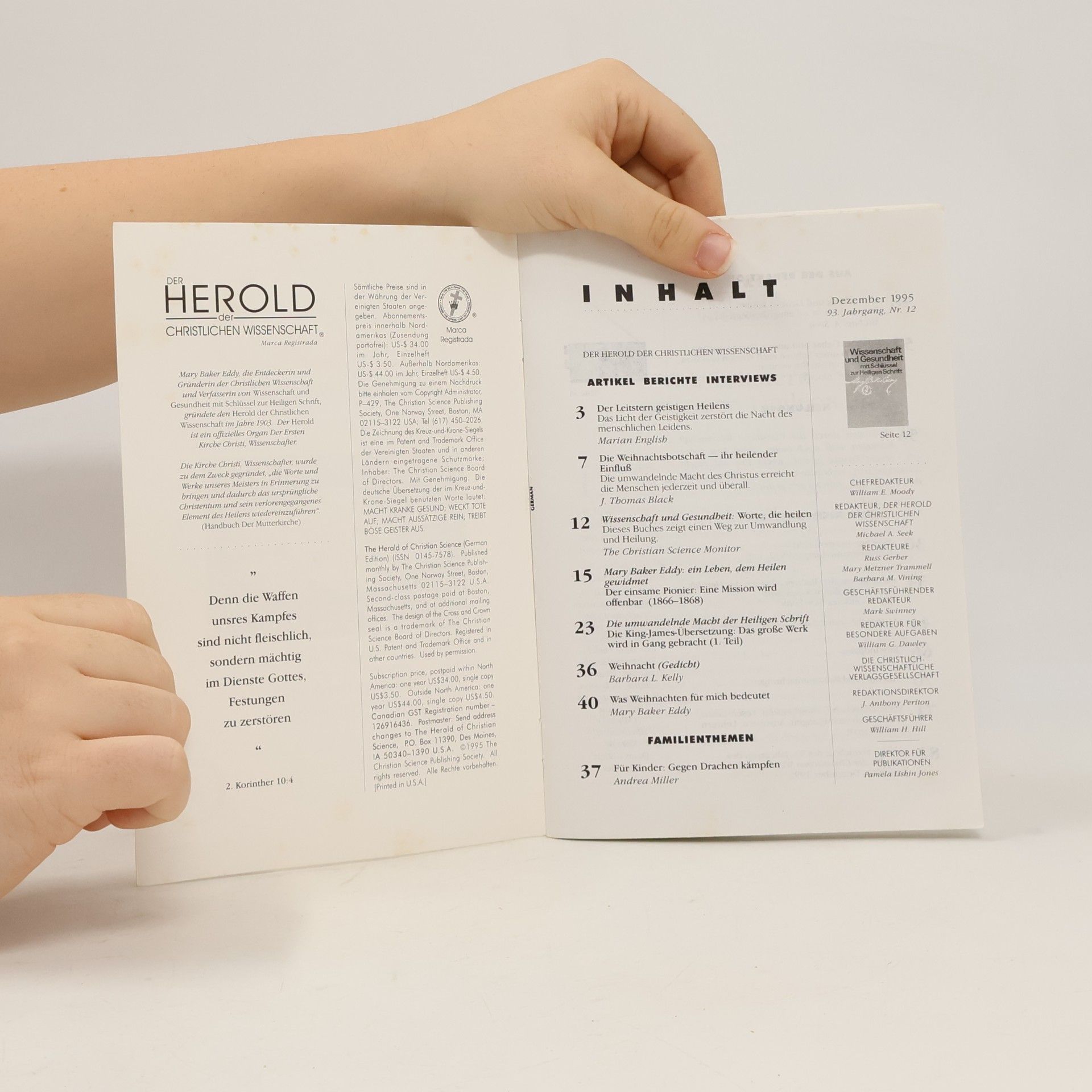 kolektiv Der Herold der Christlichen Wissenschaft
