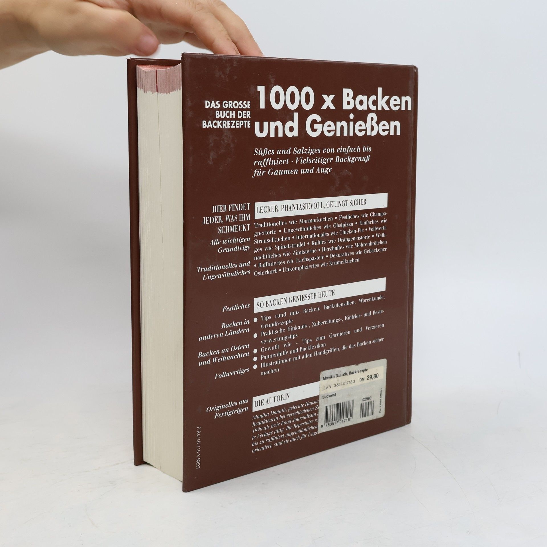Monika Donath Das grosse Buch der Backrezepte