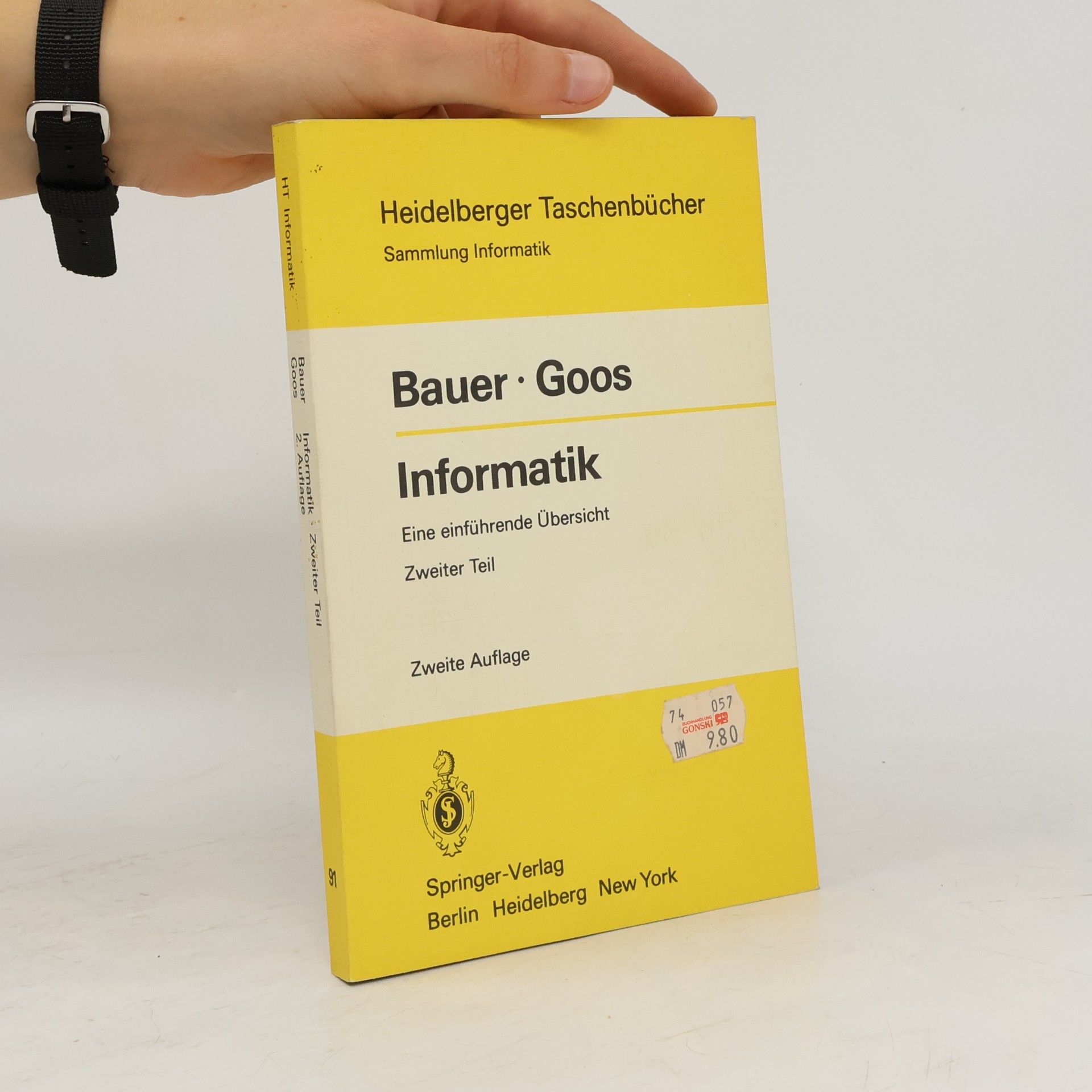 Gerhard Goos Heidelberger Taschenbücher - 2: Informatik