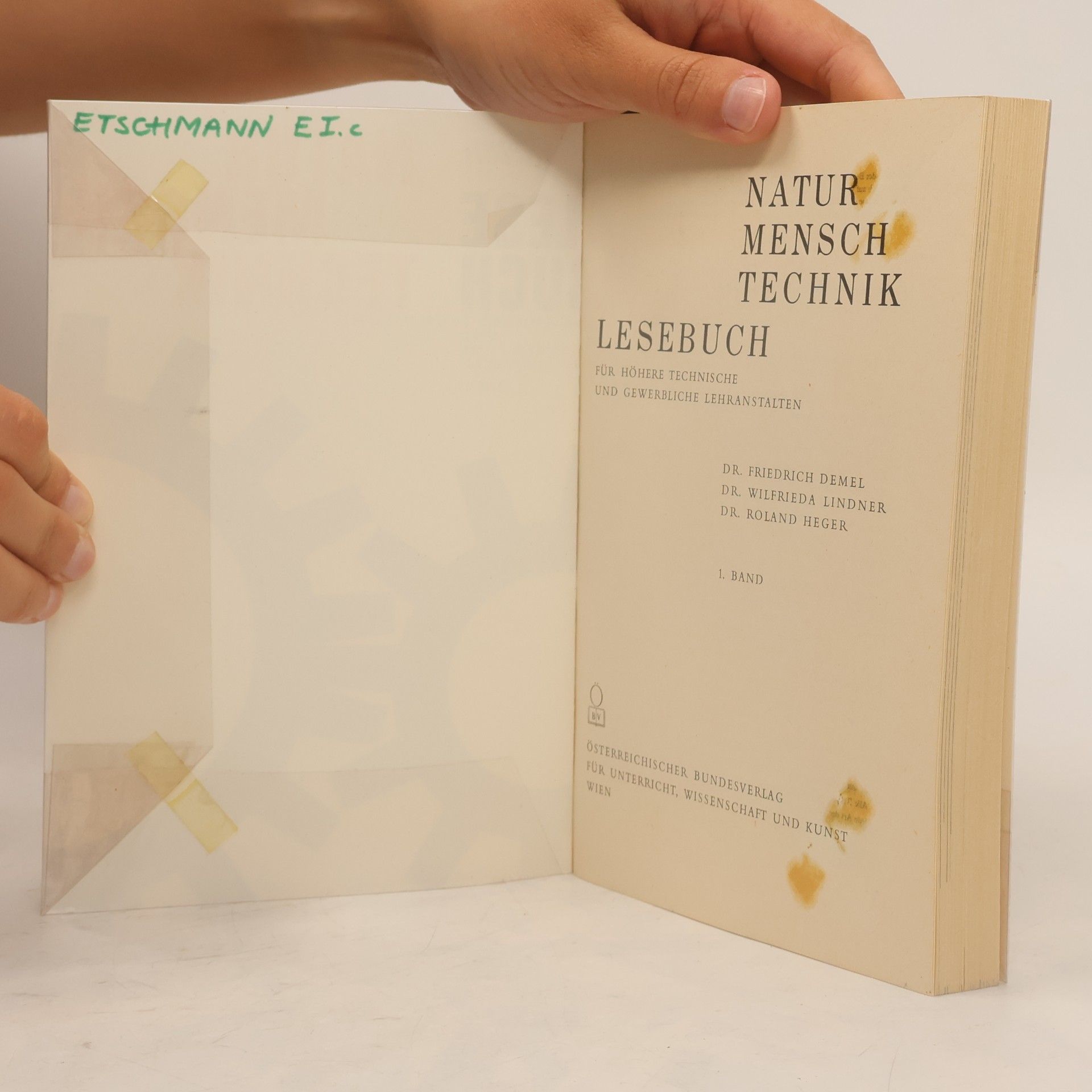 Friedrich Demel Natur, Mensch, Technik 1.