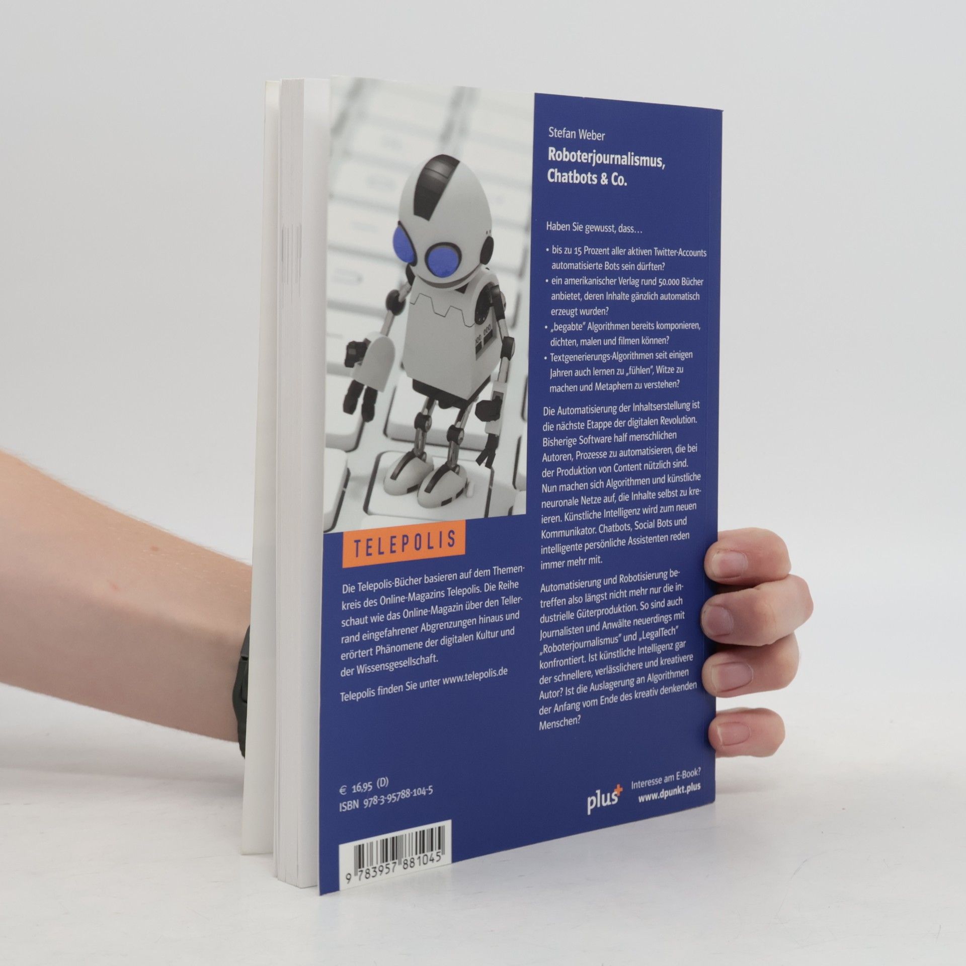 Stefan Weber Roboterjournalismus, Chatbots & Co.
