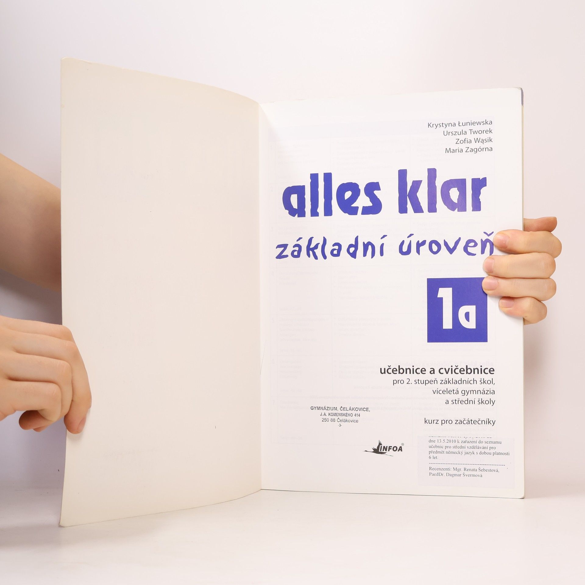 Krystyna Łuniewska Alles klar : základní úroveň 1a