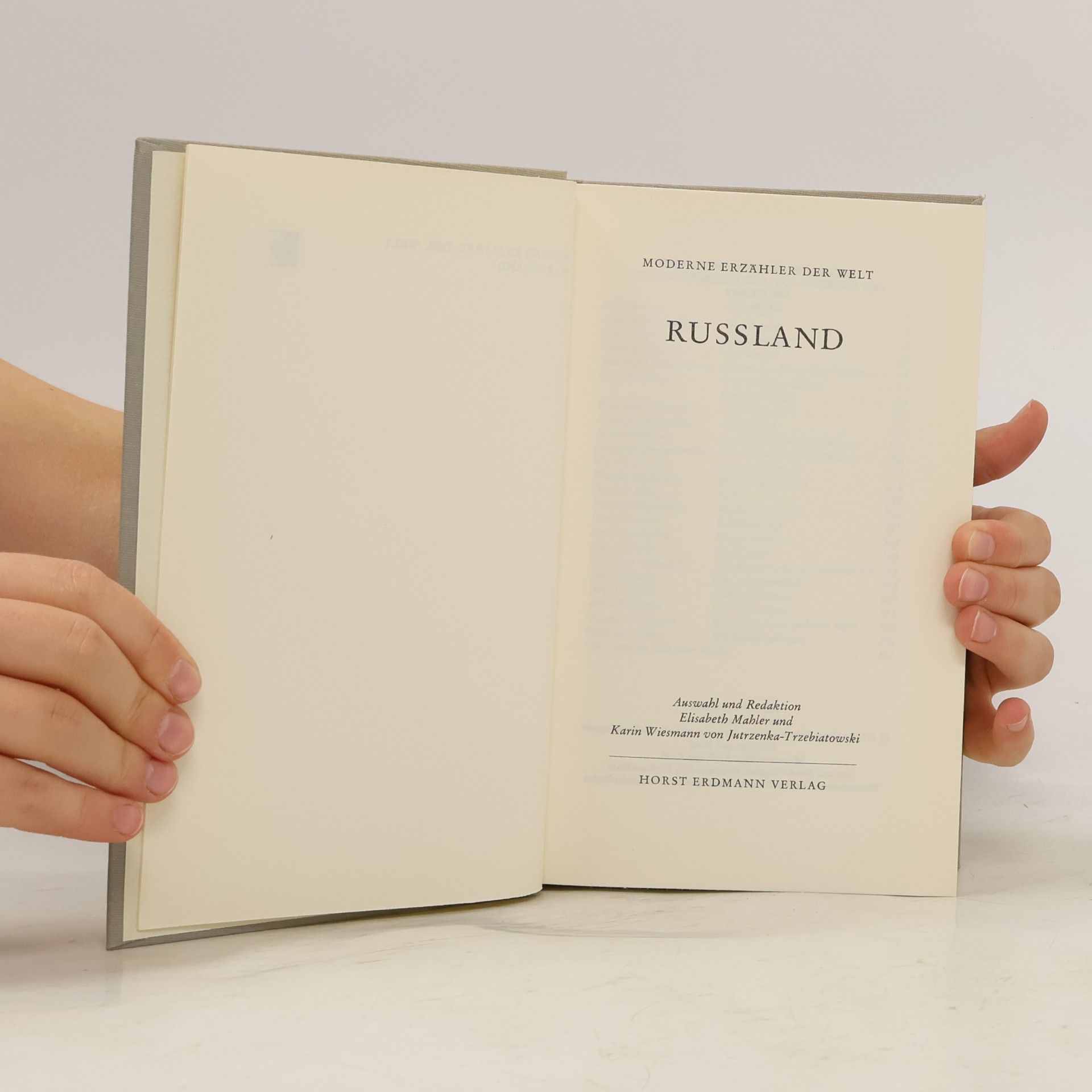 Moderne Erzähler der Welt: Rußland