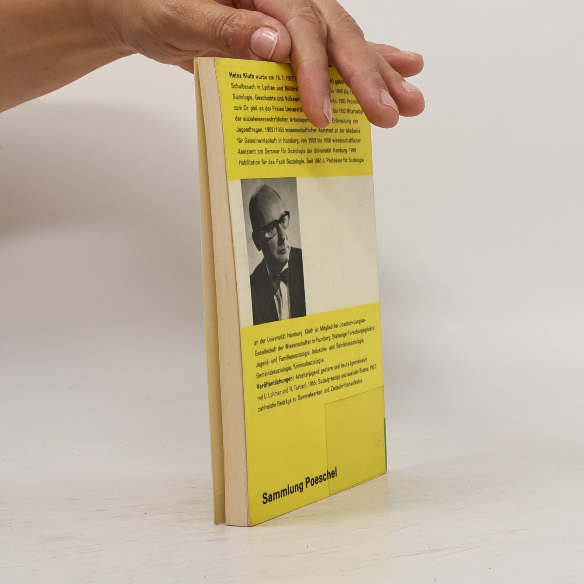 Heinz Kluth Soziologie der Großbetriebe