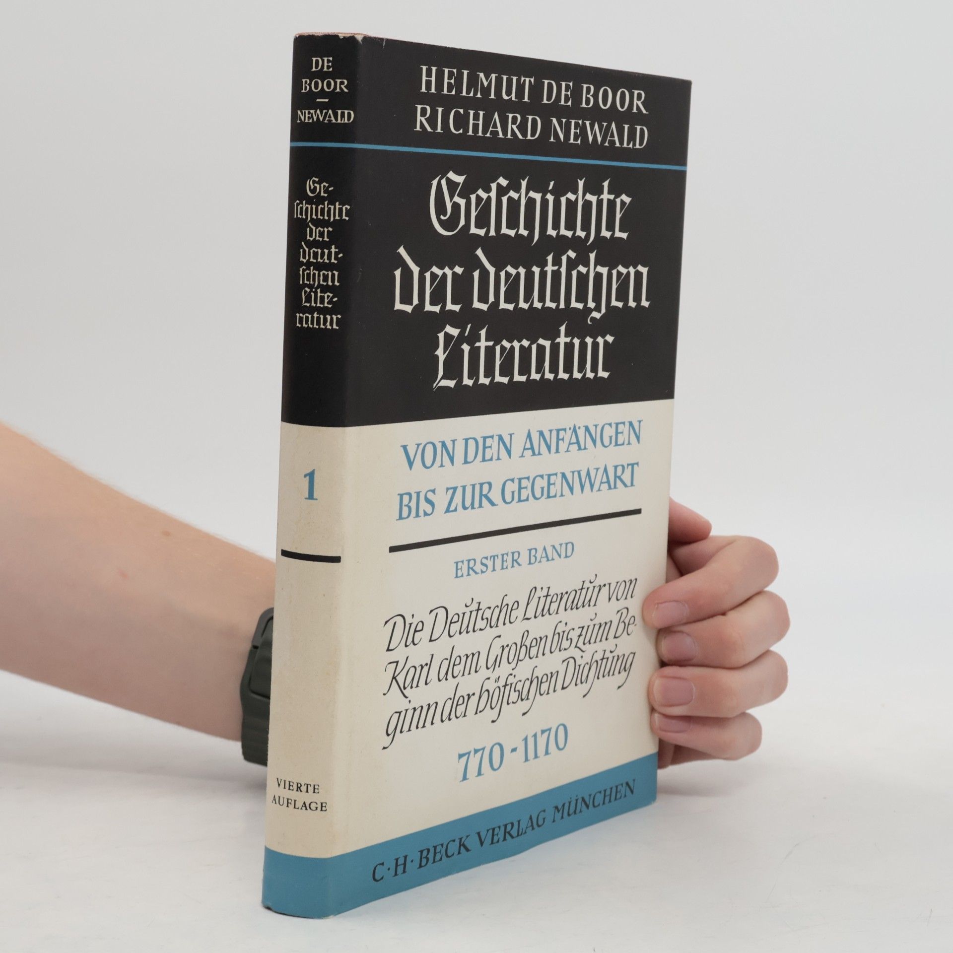 Geschichte der deutschen Literatur von den Anfängen bis zur Gegenwart 1