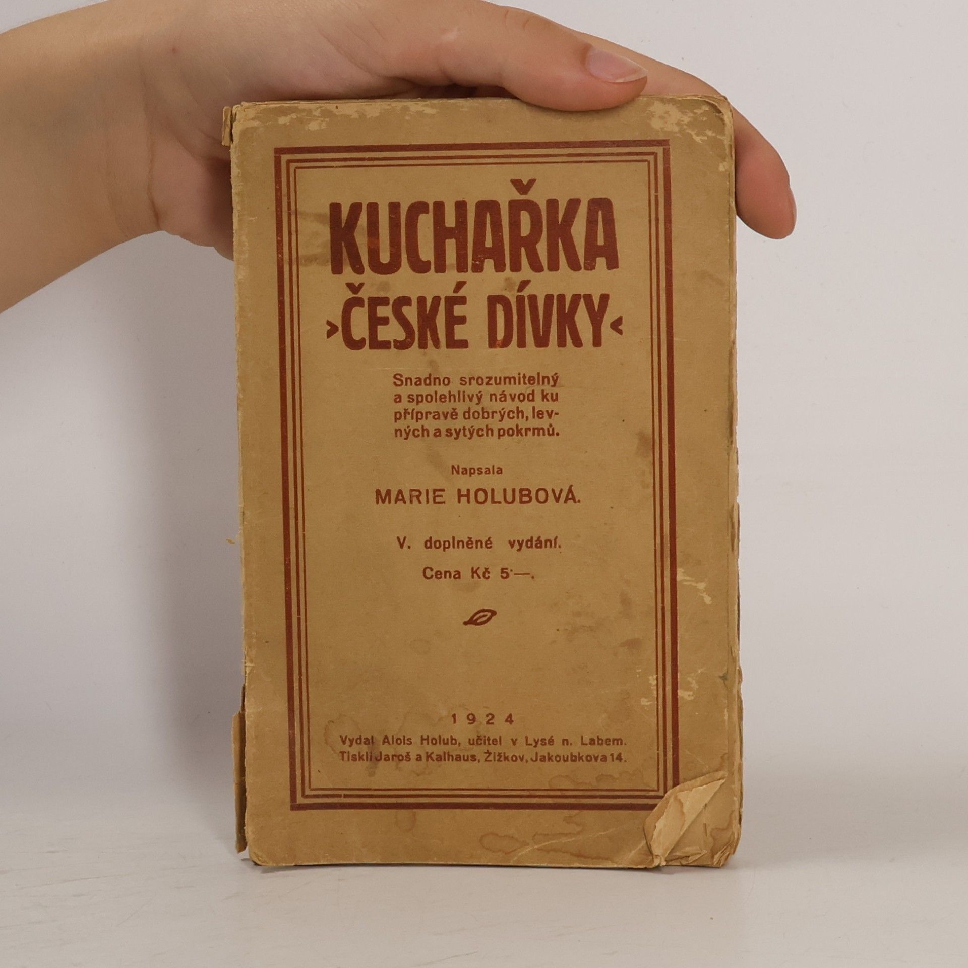 Marie Holubová Kuchařka české dívky