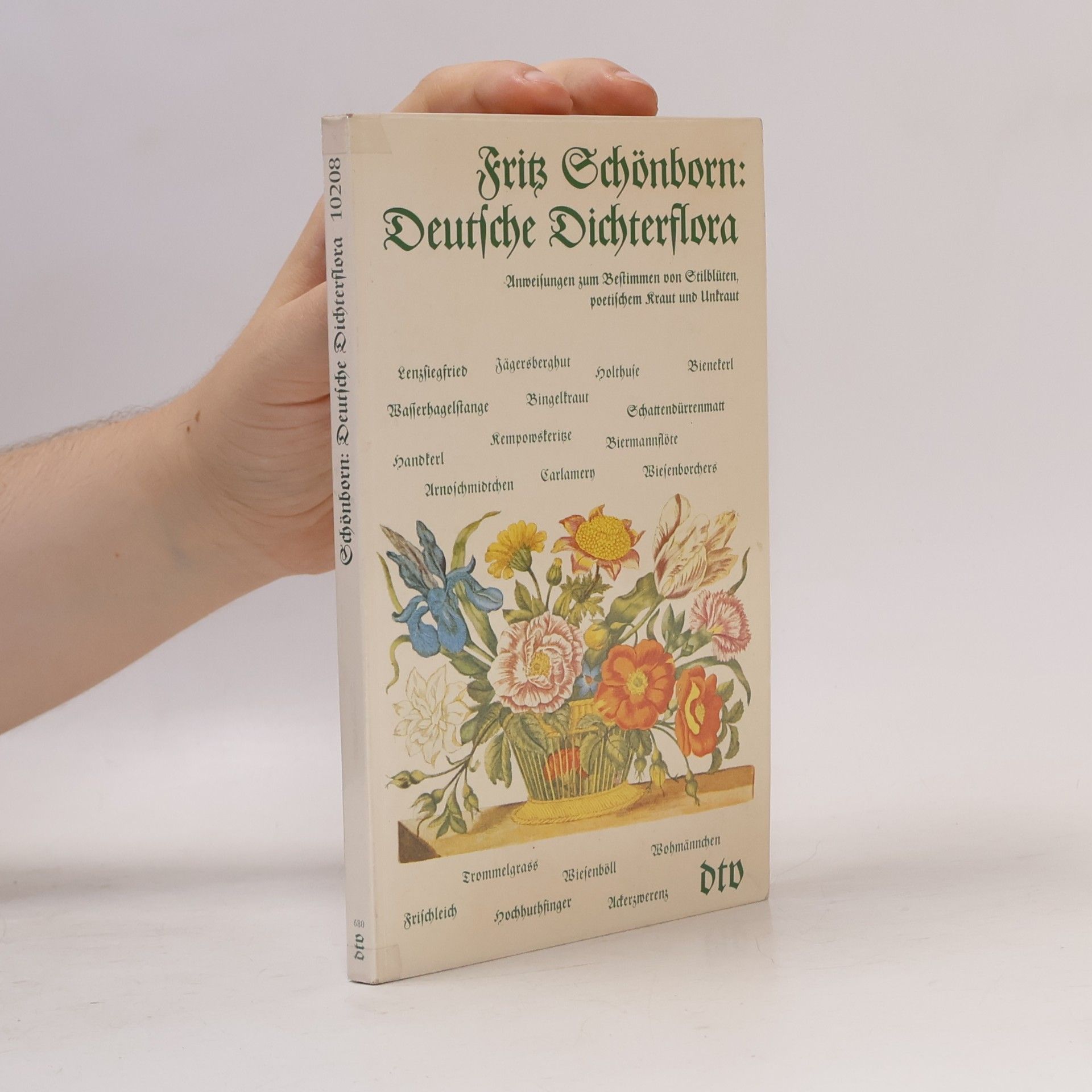 Fritz Schönborn Deutsche Dichterflora