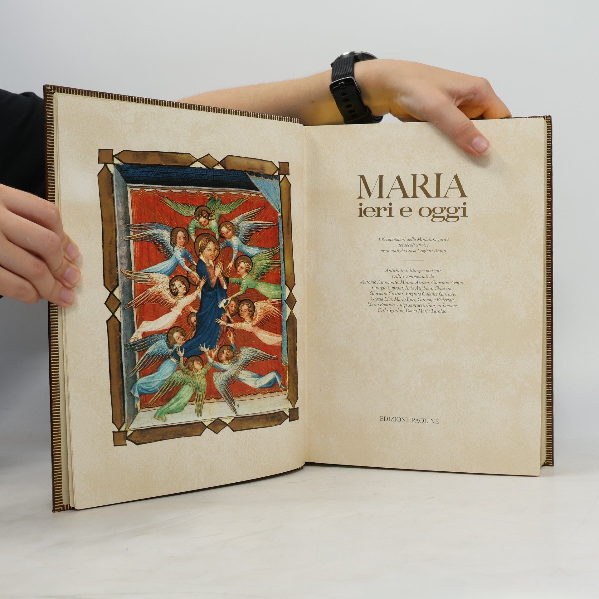 Luisa Cogliati Arano Maria ieri e oggi: 100 capolavori della miniatura gotica dei secoli XIV-XV