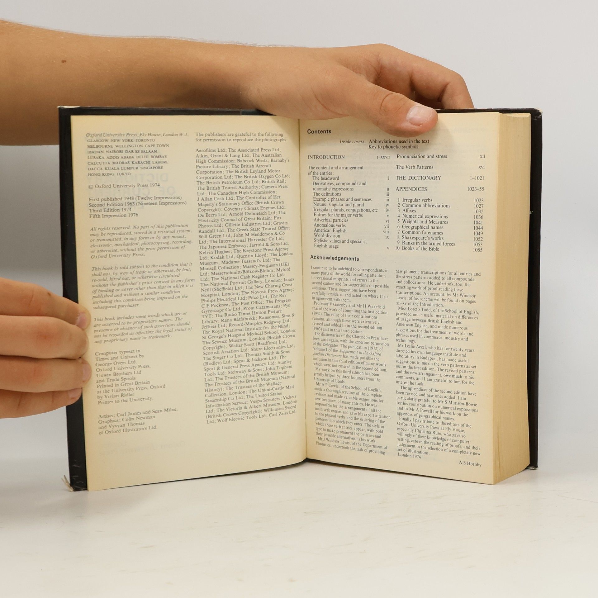 Albert Sydney Hornby Oxford Advanced Learner's Dictionary of Current English