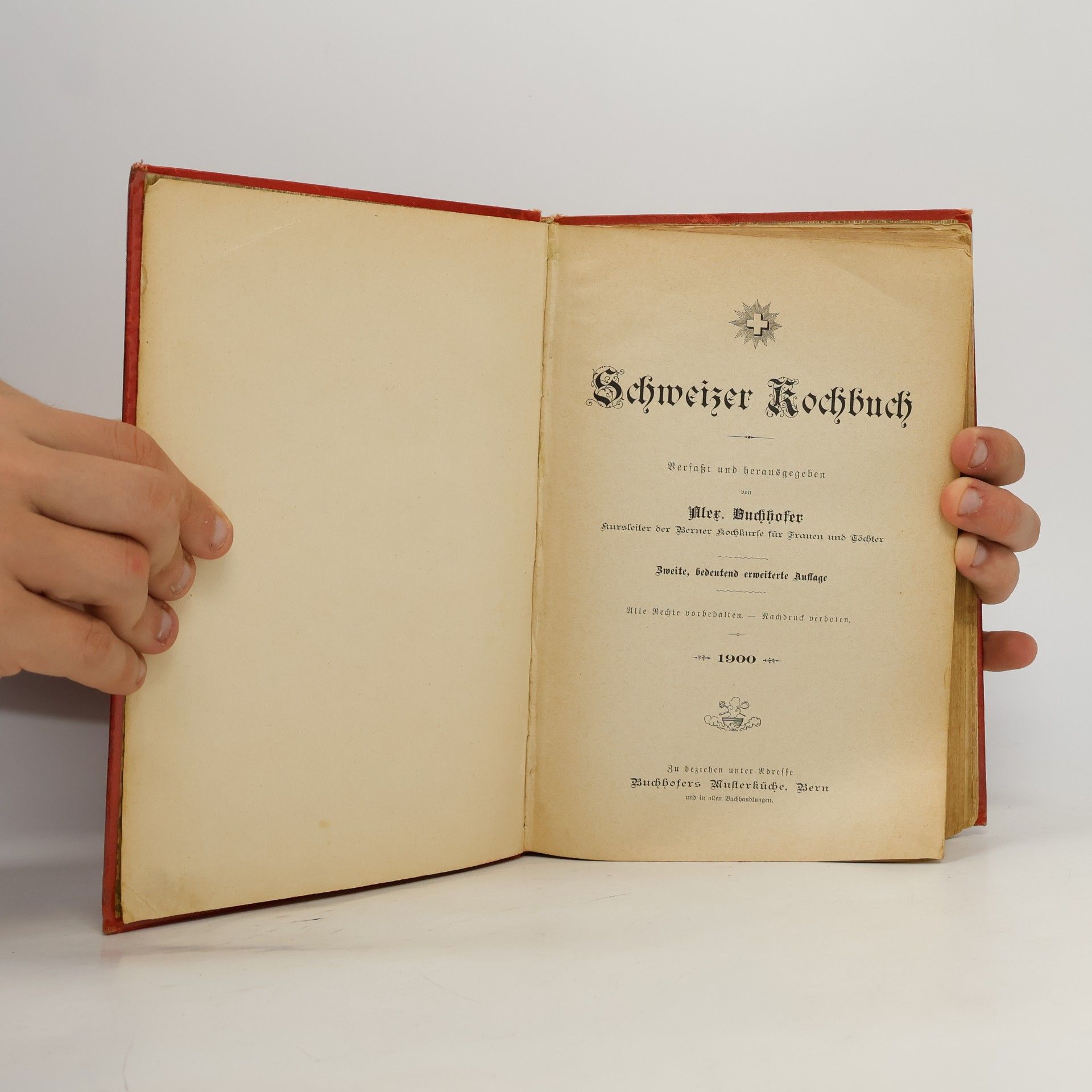 Alexander Buchhofer Schweizer Kochbuch