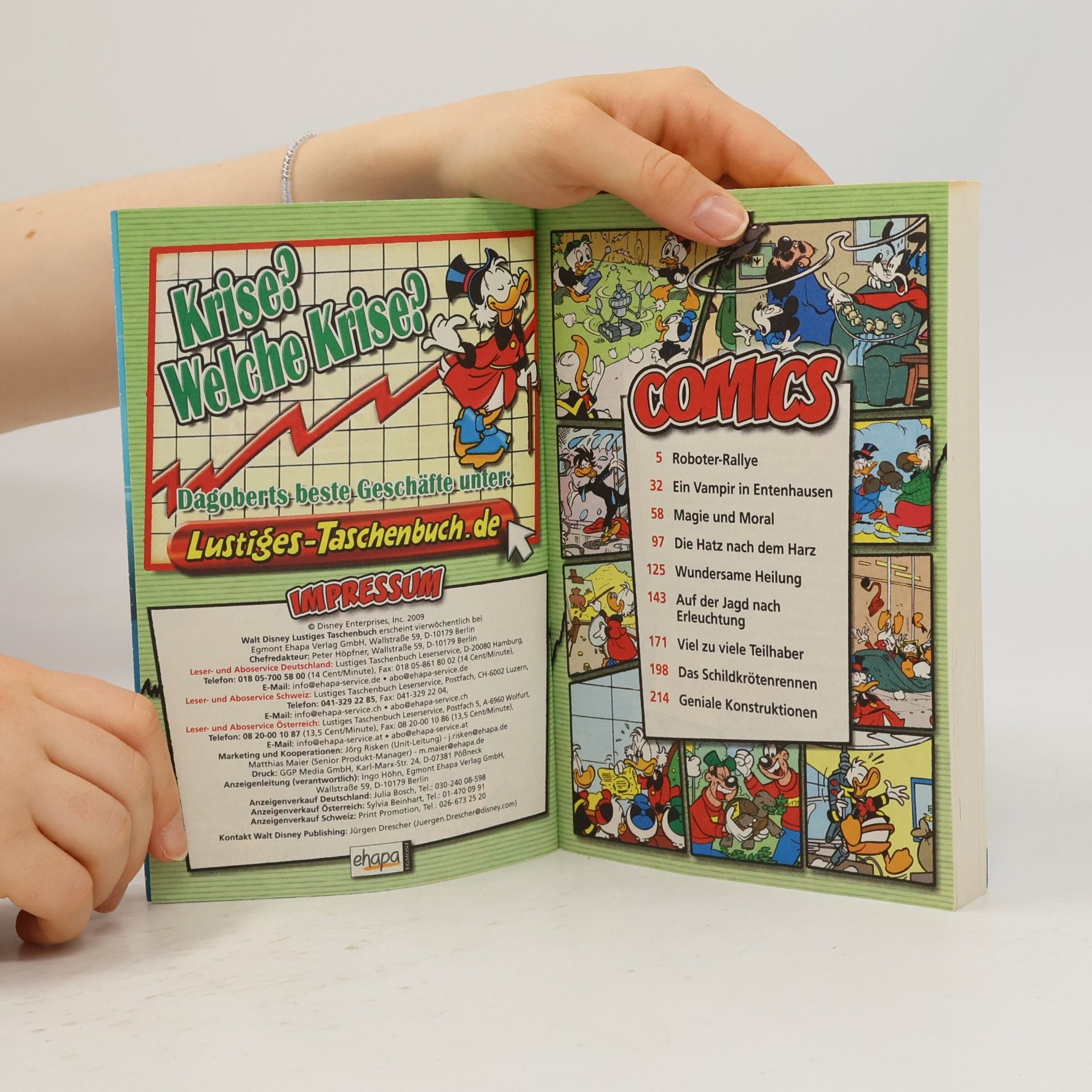 Walt Disney Lustiges Taschenbuch 395. Raus aus der Krise!