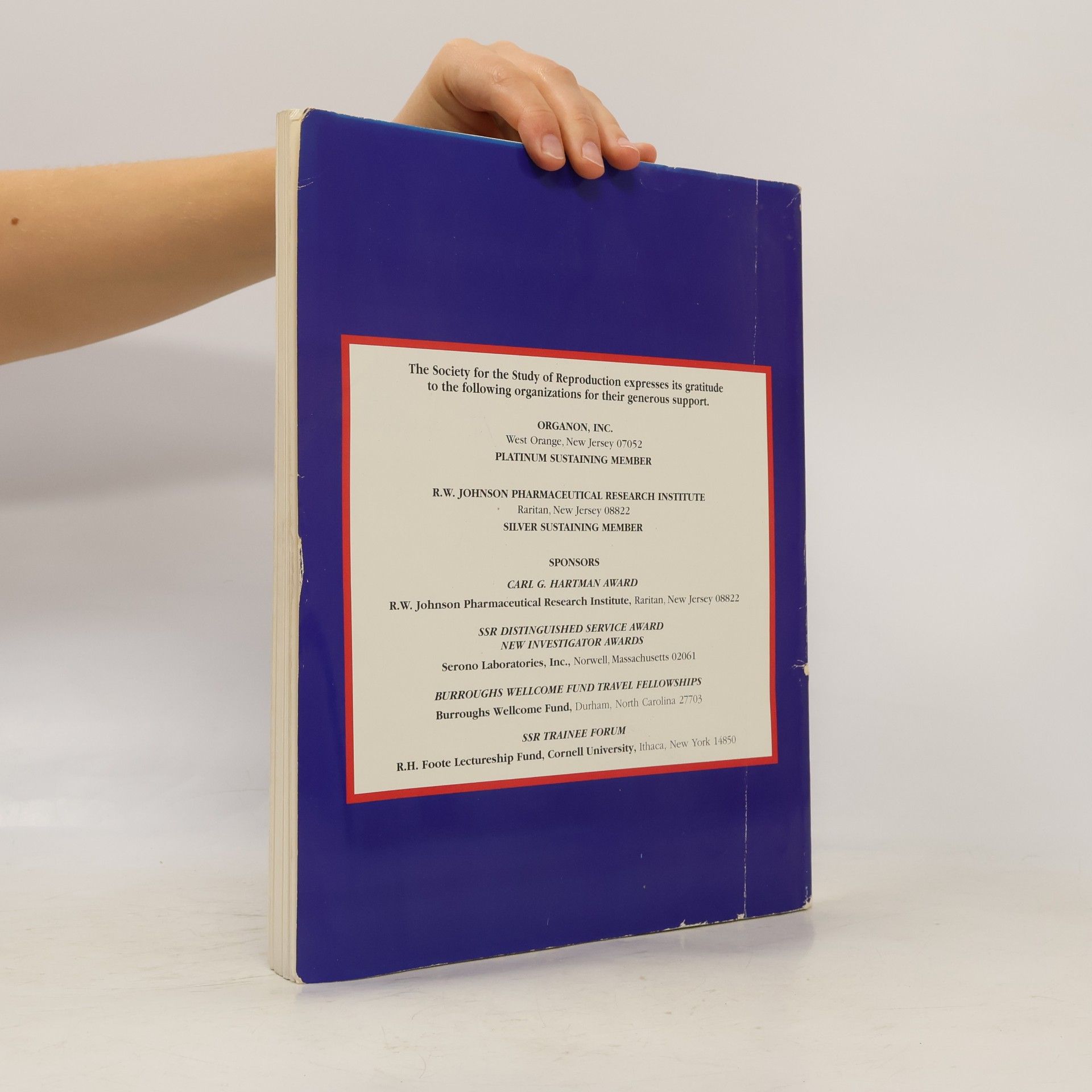 Collectif d'auteurs Biology of Reproduction