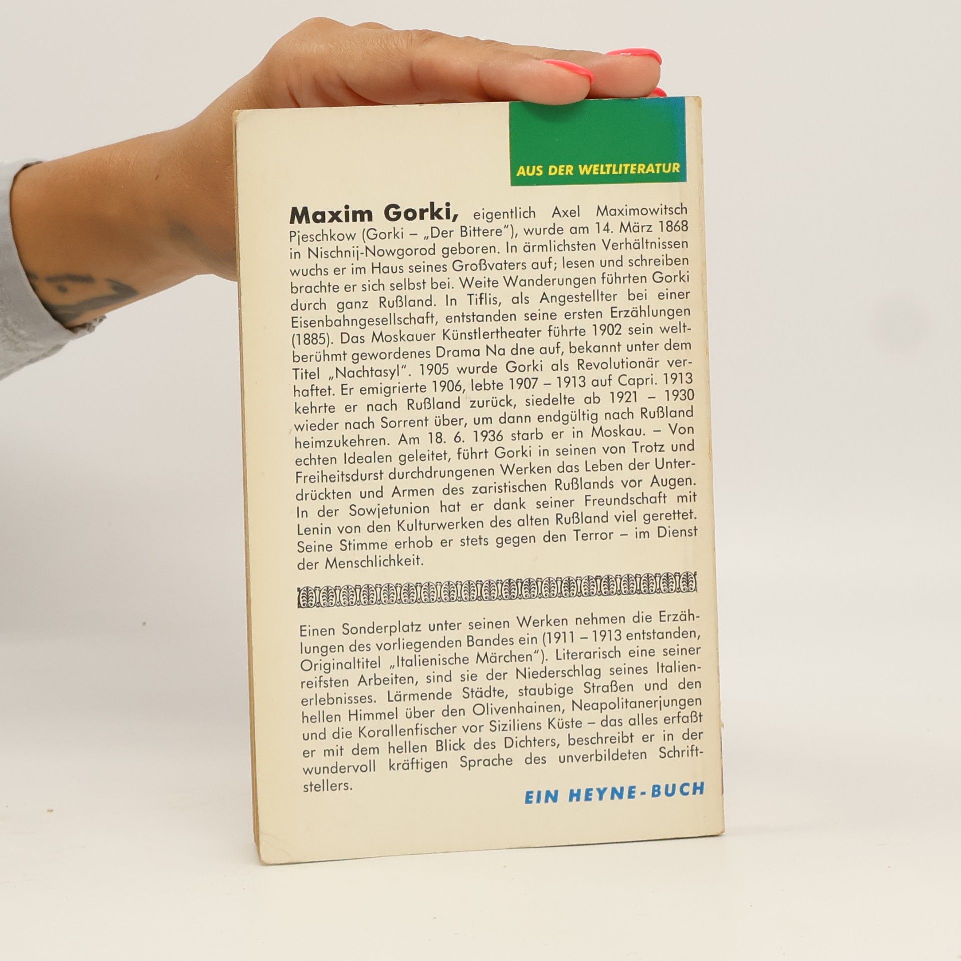 Maxim Gorki Streik in Neapel