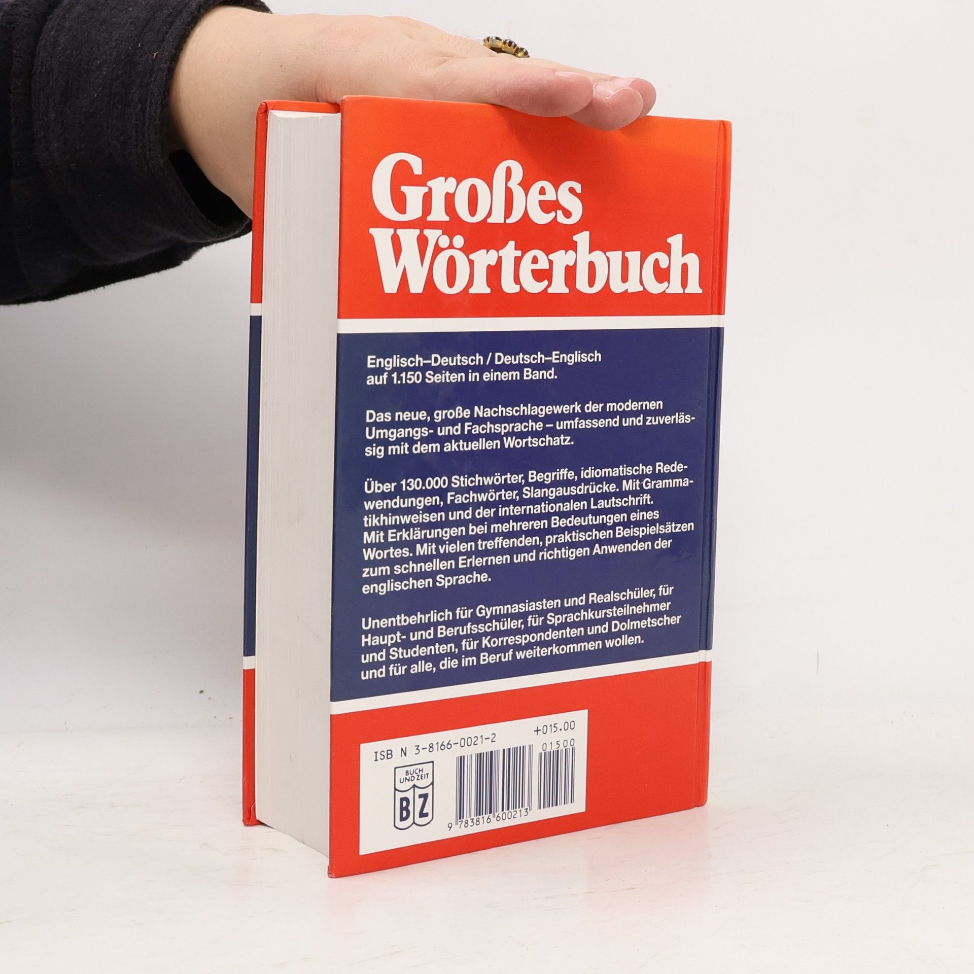 Autorenkollektiv Großes Wörterbuch: Englisch-Deutsch/Deutsch-Englisch