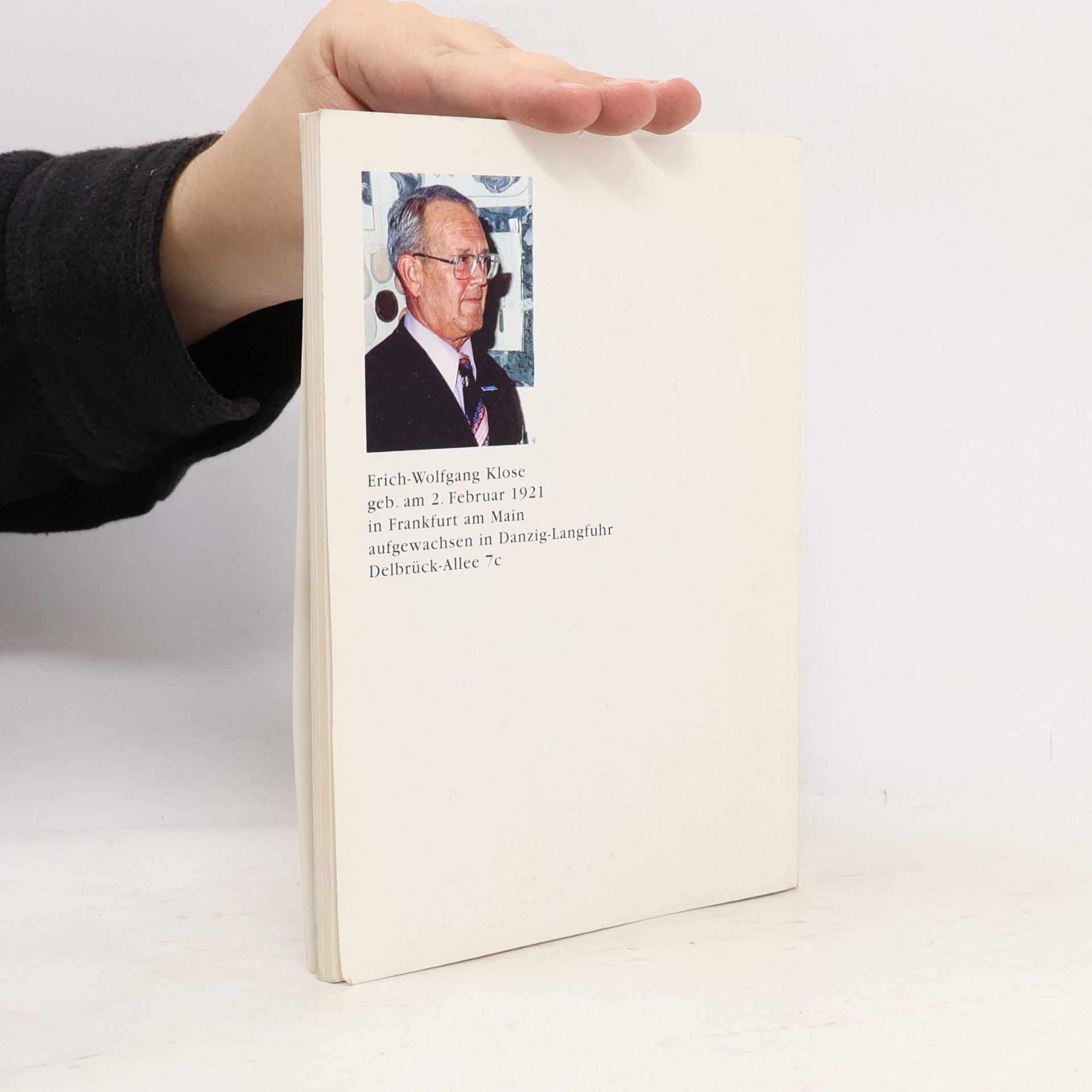 Erich-Wolfgang Klose Erinnerungen & Begegnungen eines Danzigers