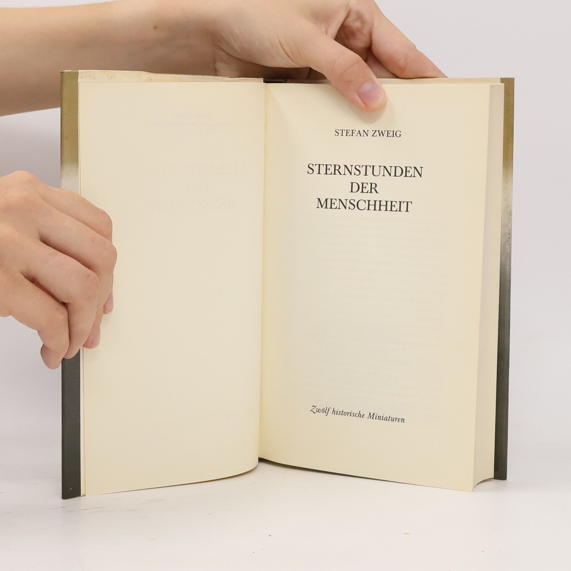 Stefan Zweig Sternstunden der Menschheit