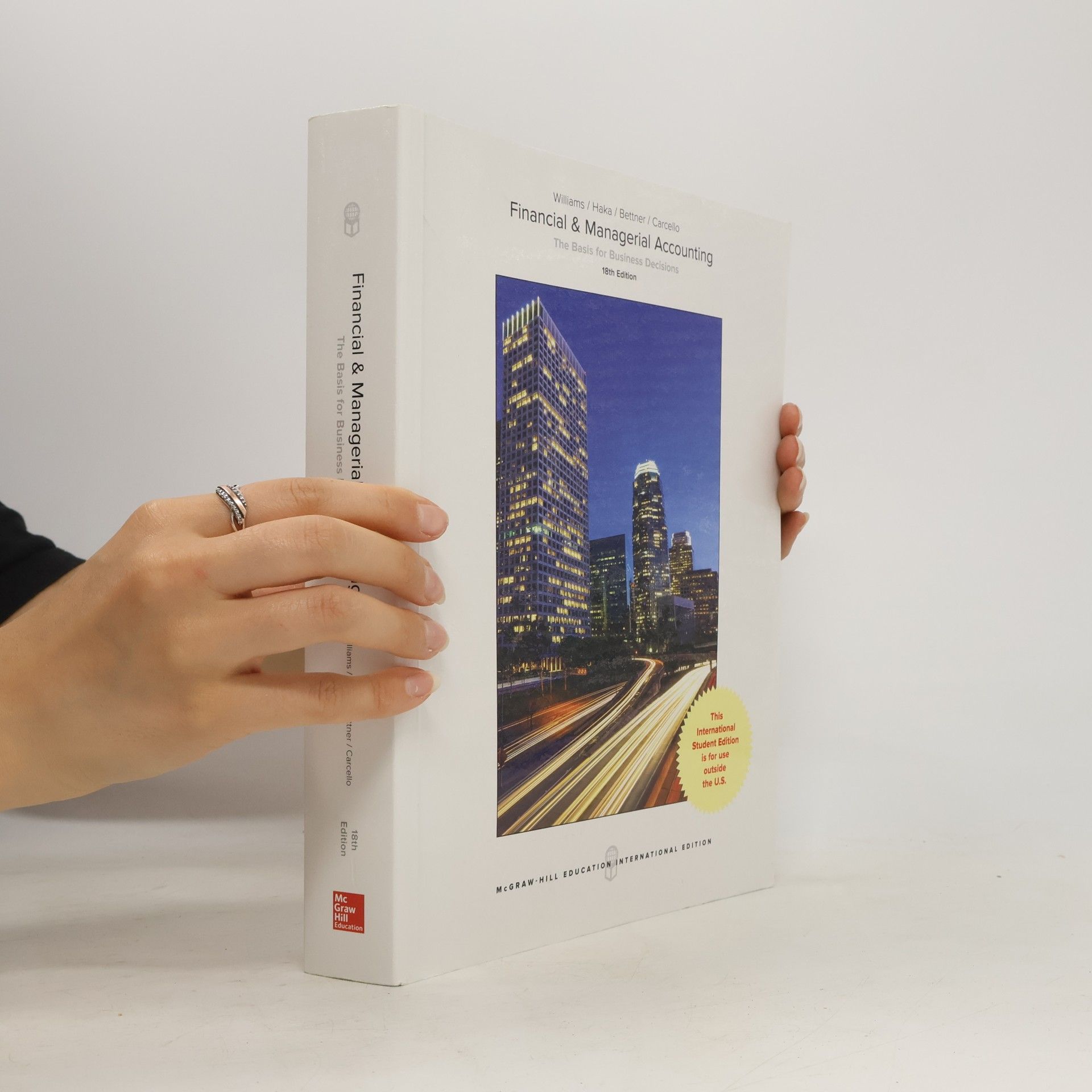 Jan R. Williams International Edition: Financial & Managerial Accounting - 18th Edition