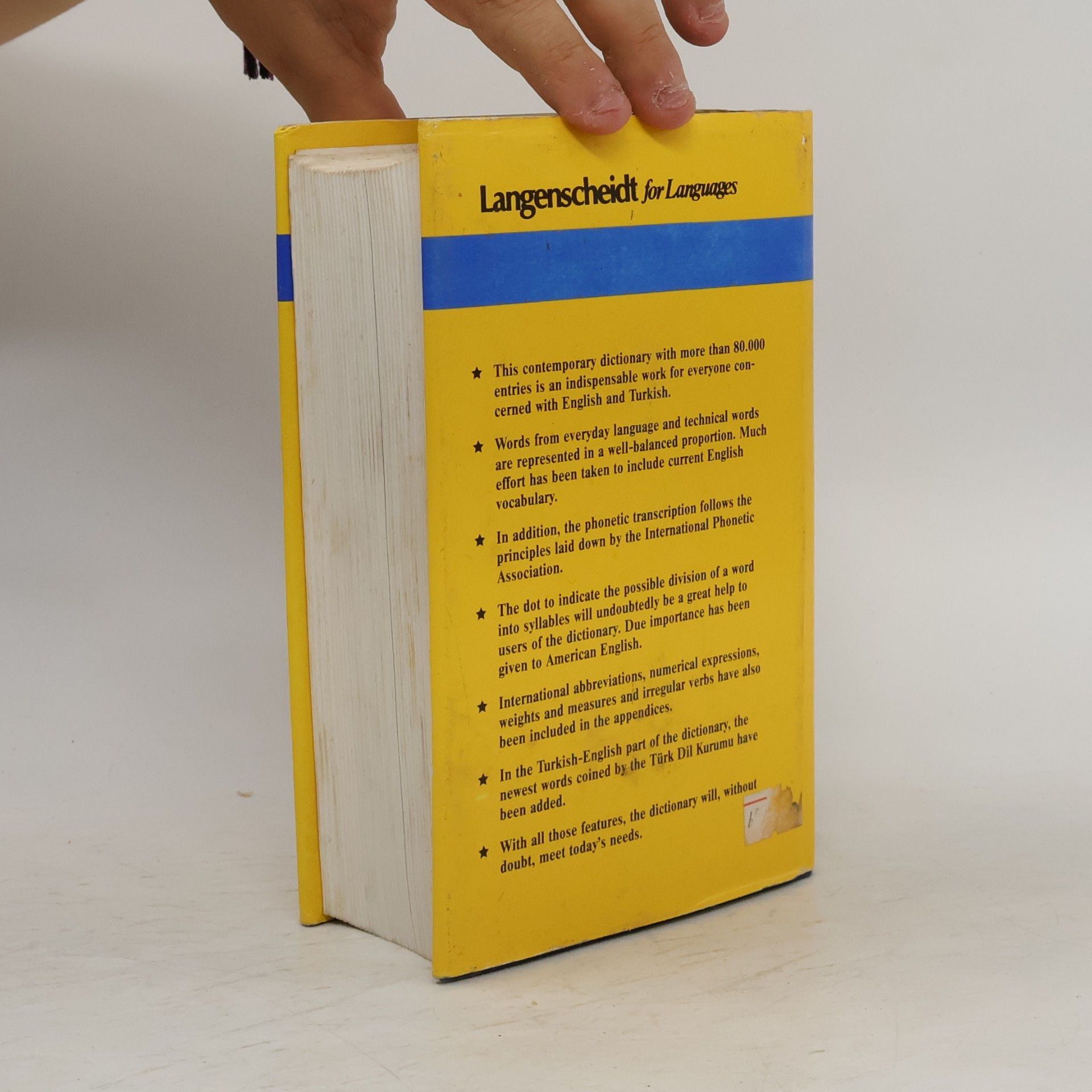 Resuhi Akdikmen Langenscheidt English-Turkish, Turkish-English Standard Dictionary