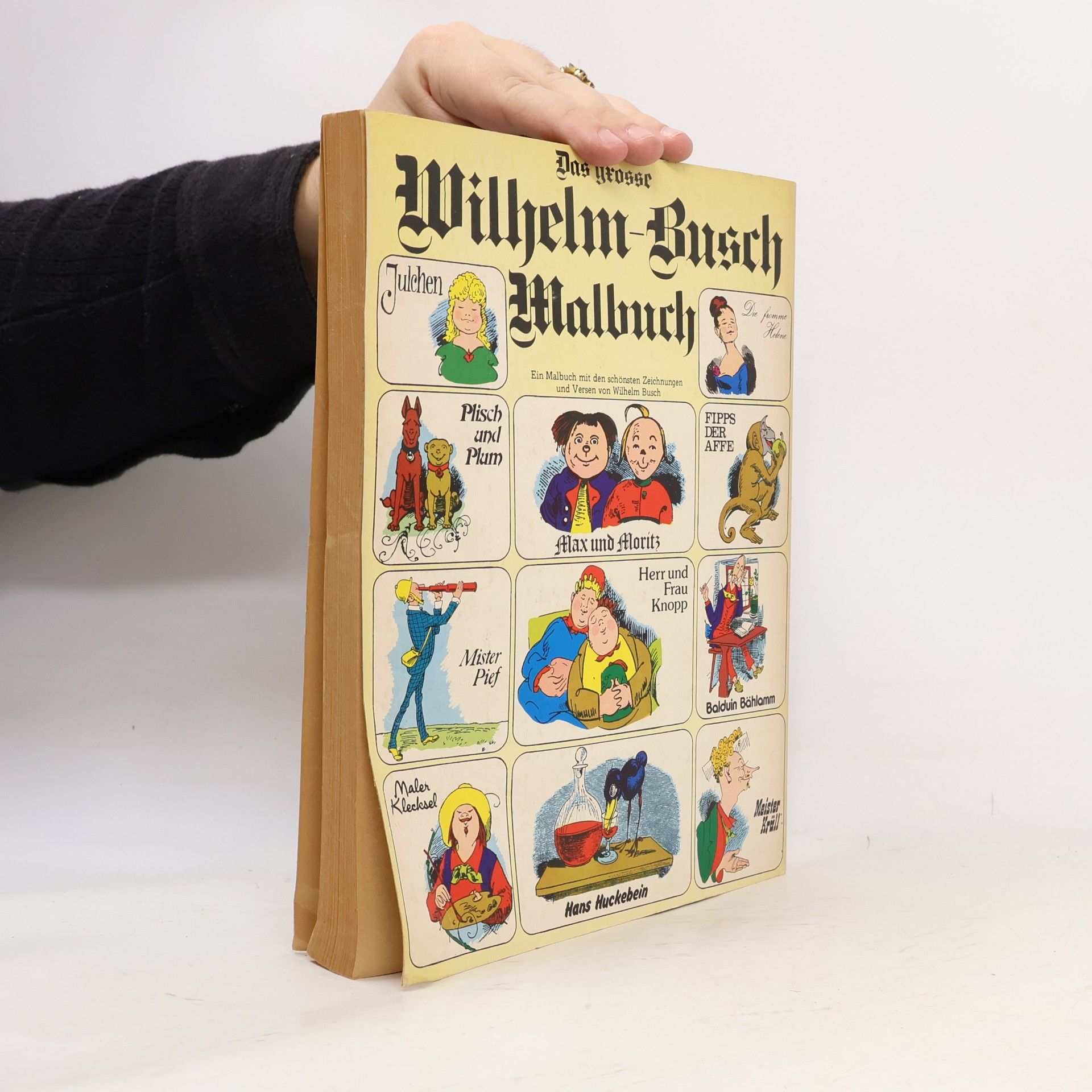 kolektiv Das große Wilhelm-Busch-Malbuch