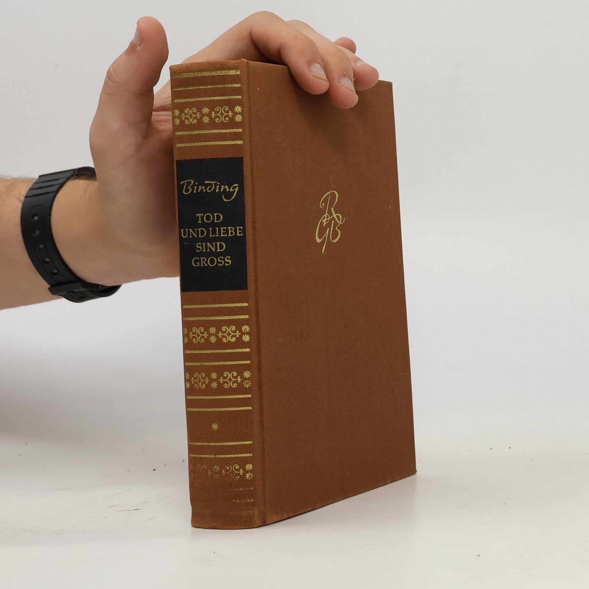 Rudolf G. Binding Tod und Liebe sind Gross