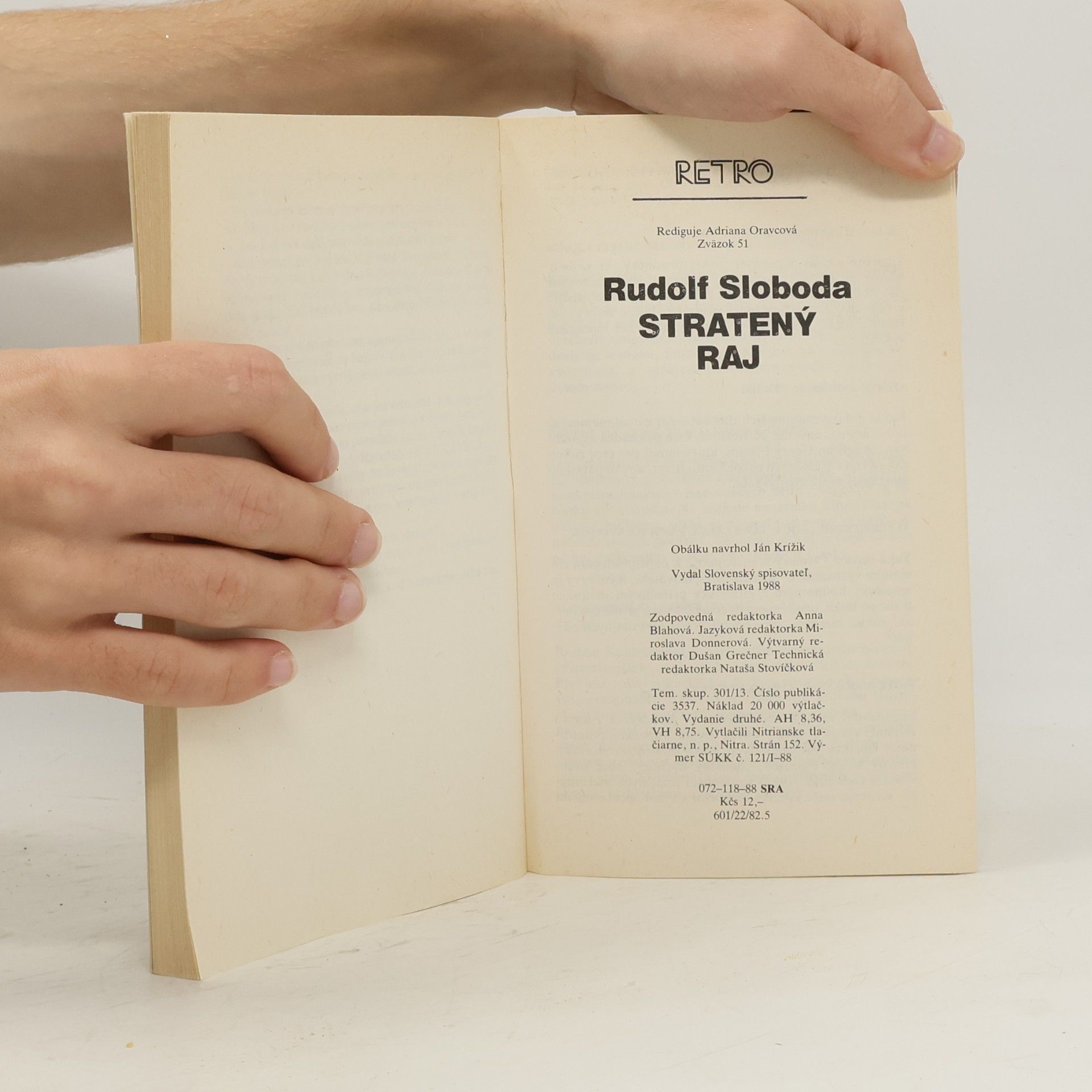 Rudolf Sloboda Stratený raj