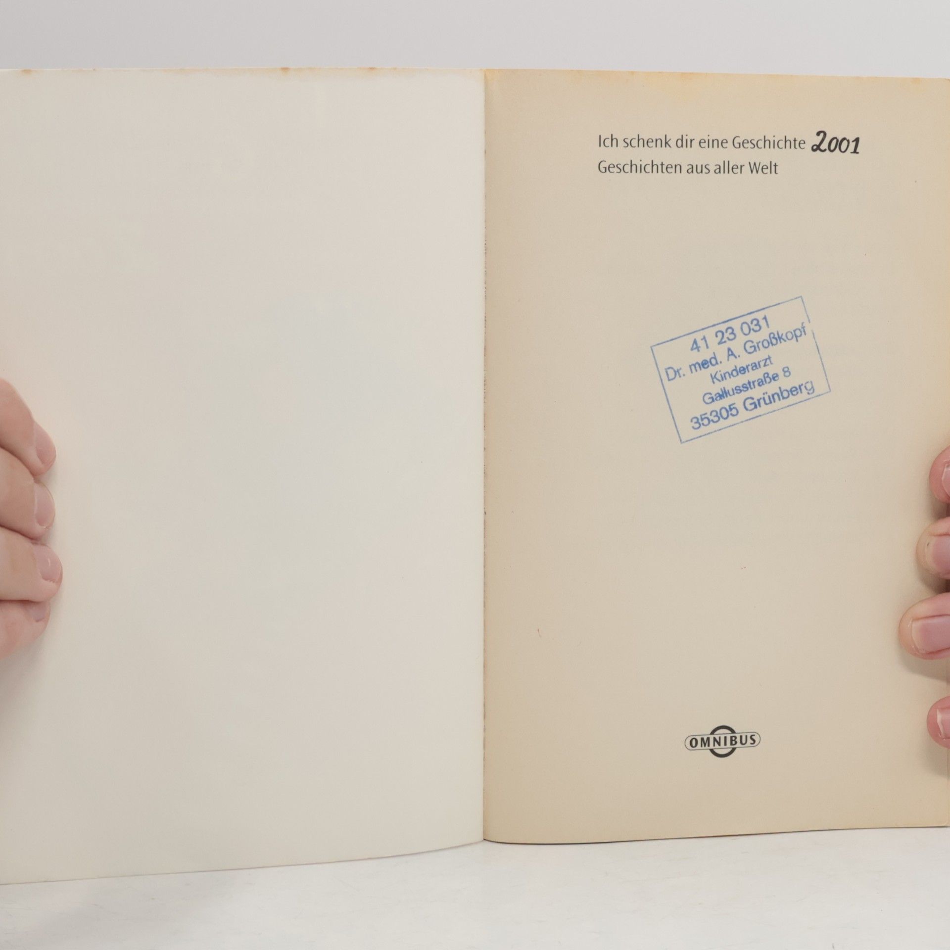 Autorenkollektiv Ich schenk dir eine Geschichte. Geschichten aus aller Welt 2001
