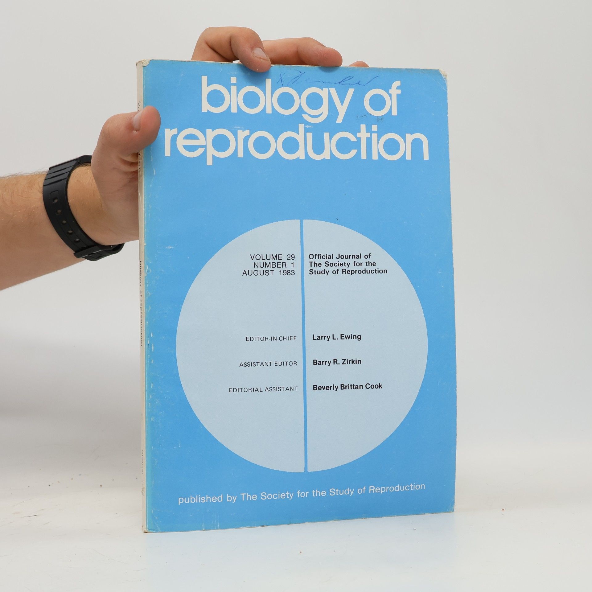 Various authors Biology of Reproduction 8/1983. Vol. 29, No. 1