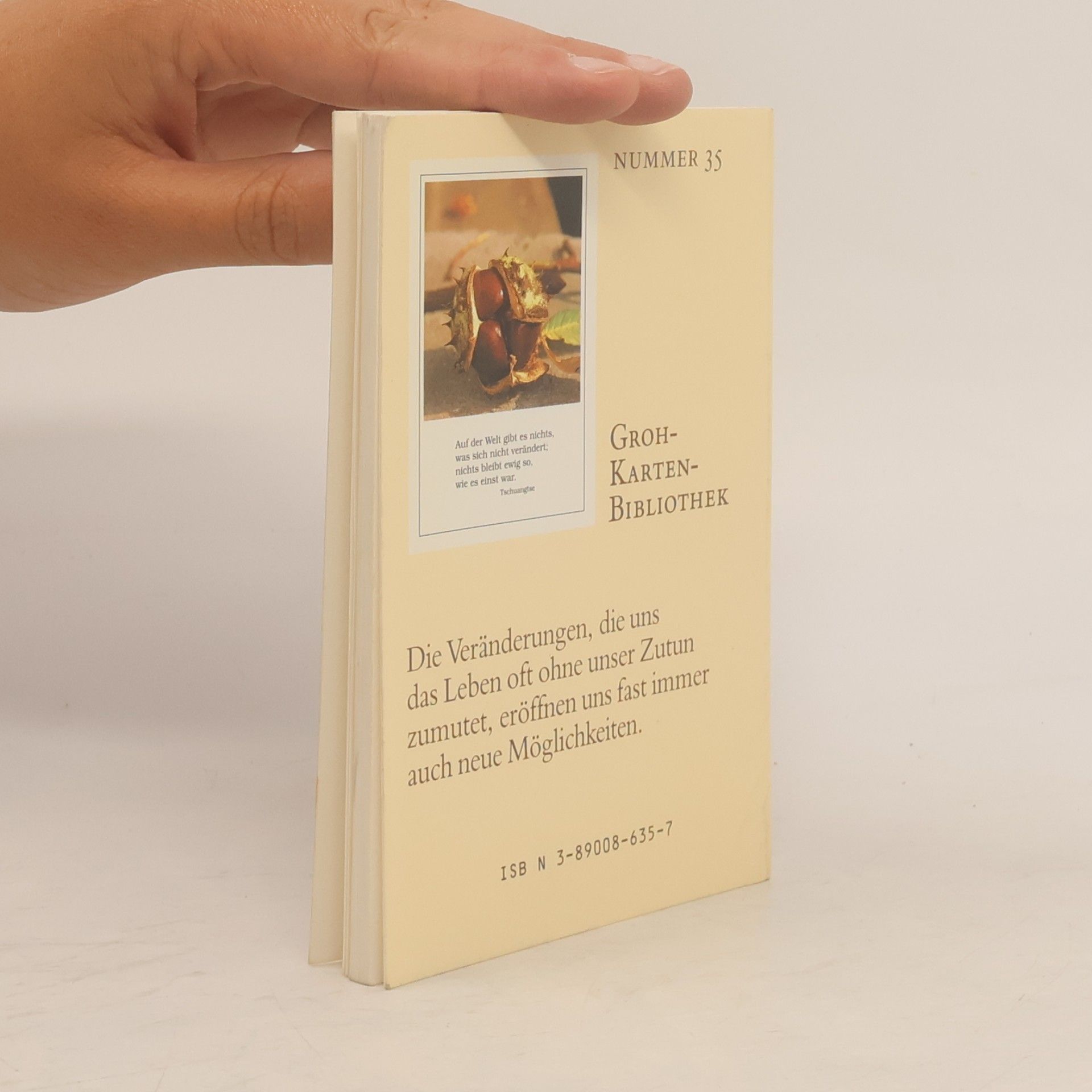 Groh-Karten-Bibliothek - 35: Jede Veränderung kann ein neuer Anfang sein
