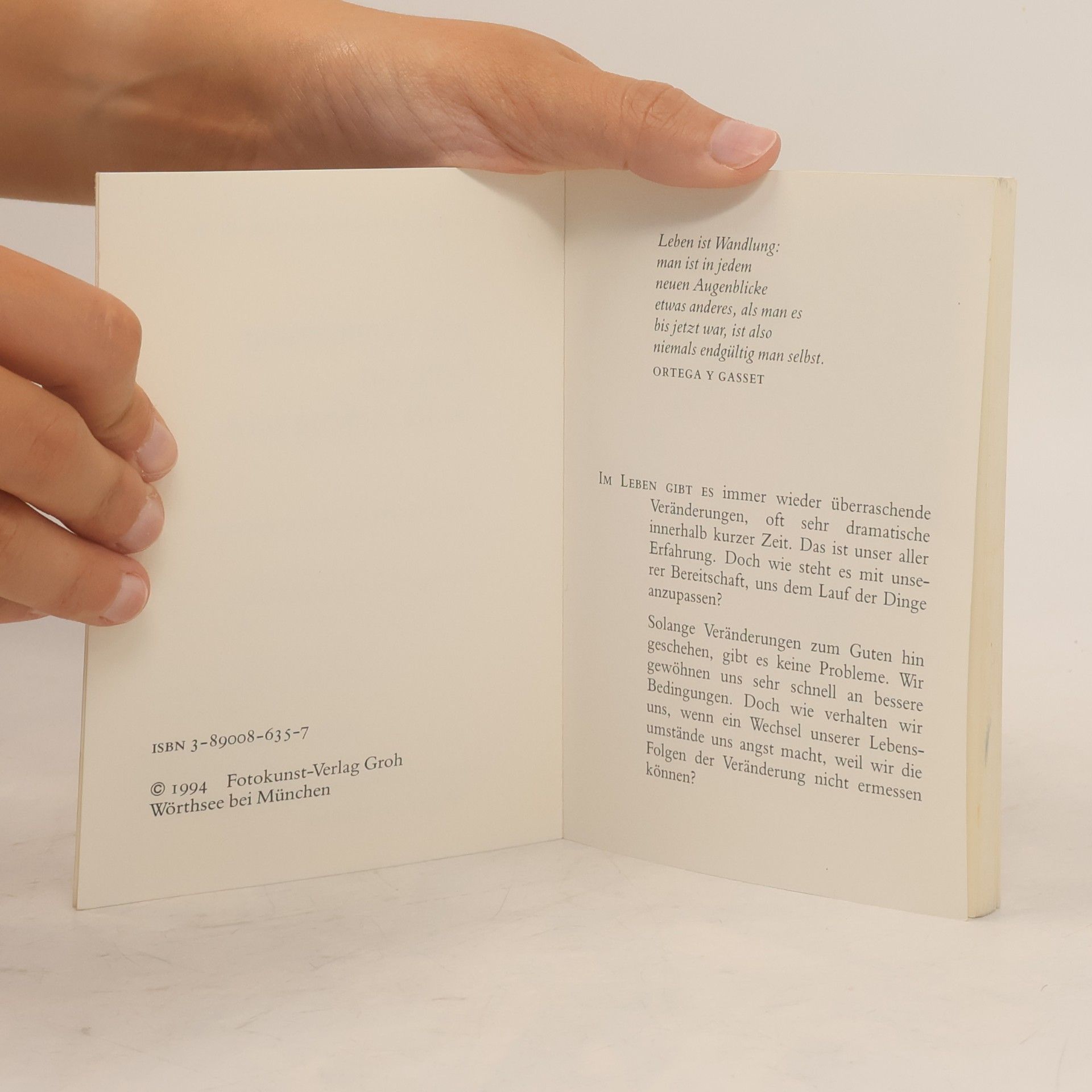 Groh-Karten-Bibliothek - 35: Jede Veränderung kann ein neuer Anfang sein