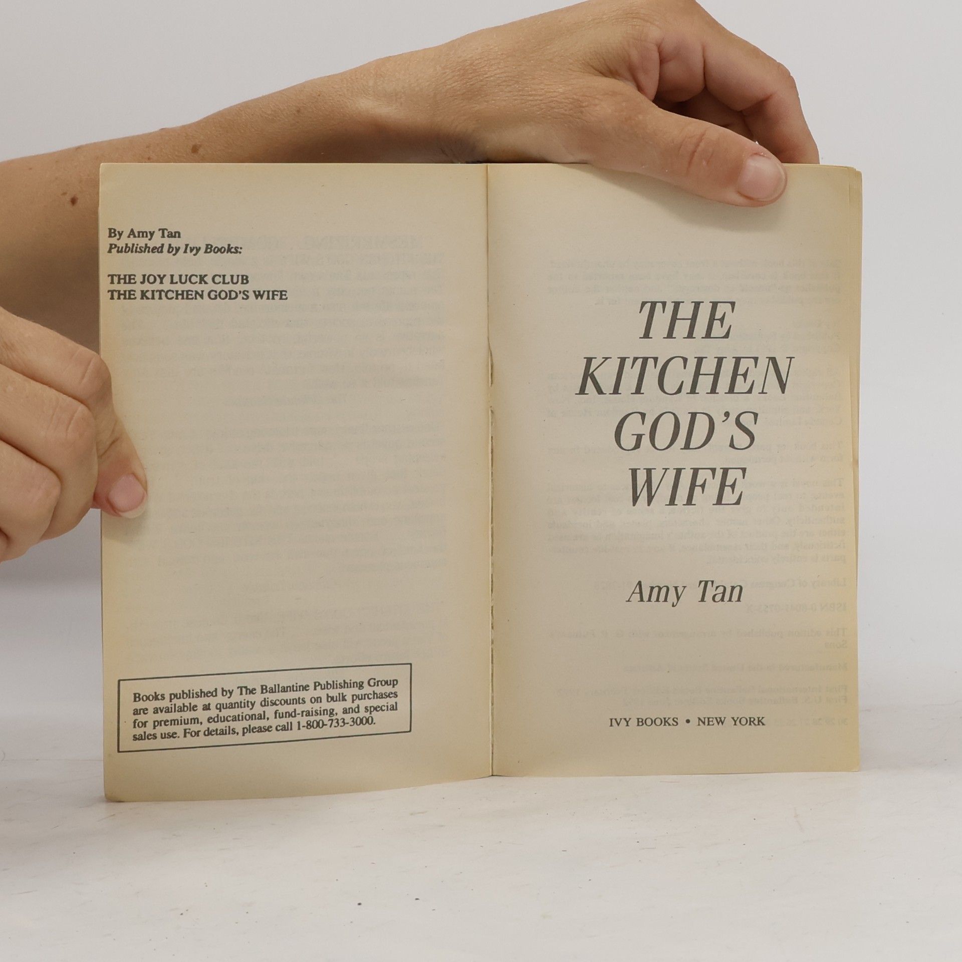 Amy Tan The Kitchen God's Wife