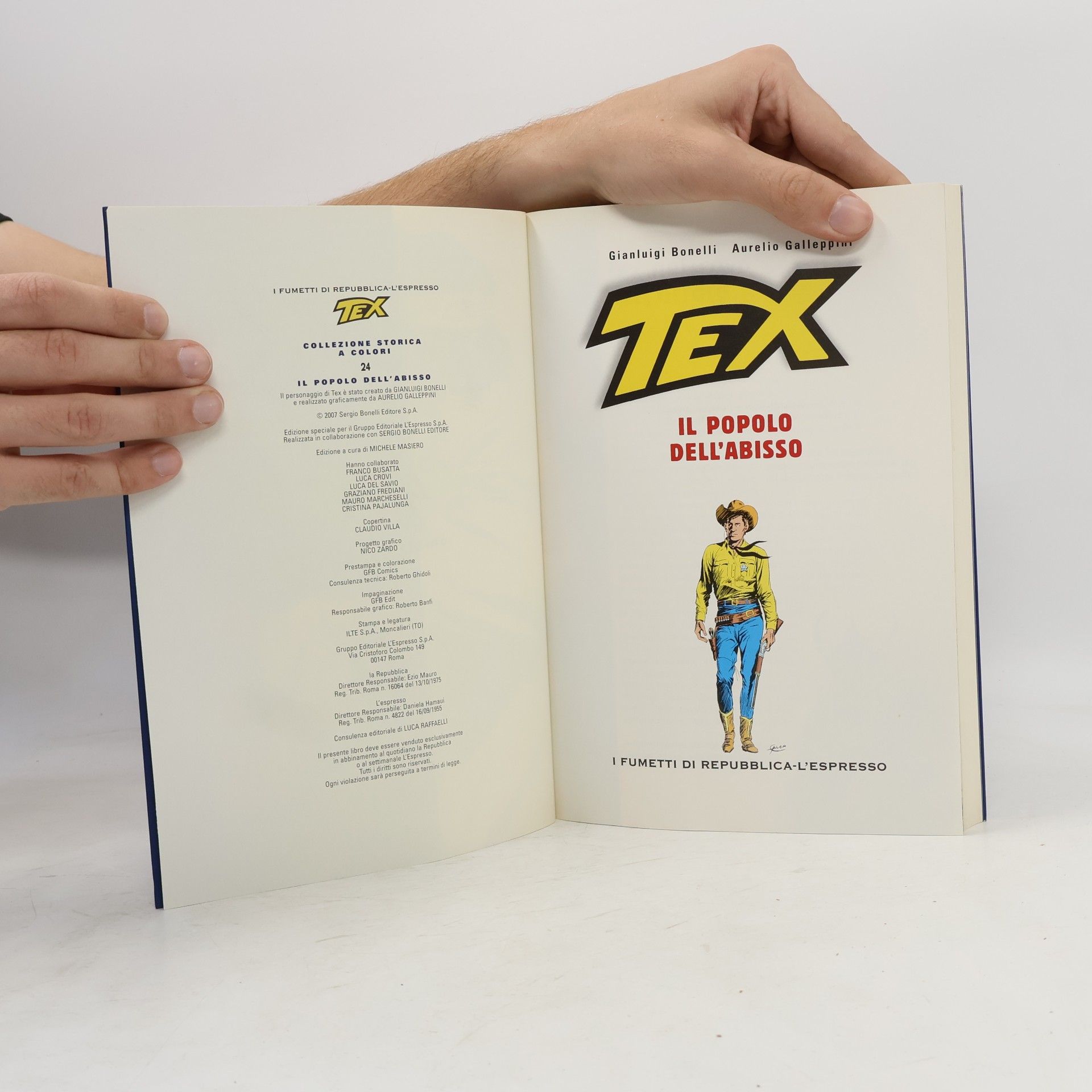 Gianluigi Bonelli Tex 24. Il popolo dell'abisso