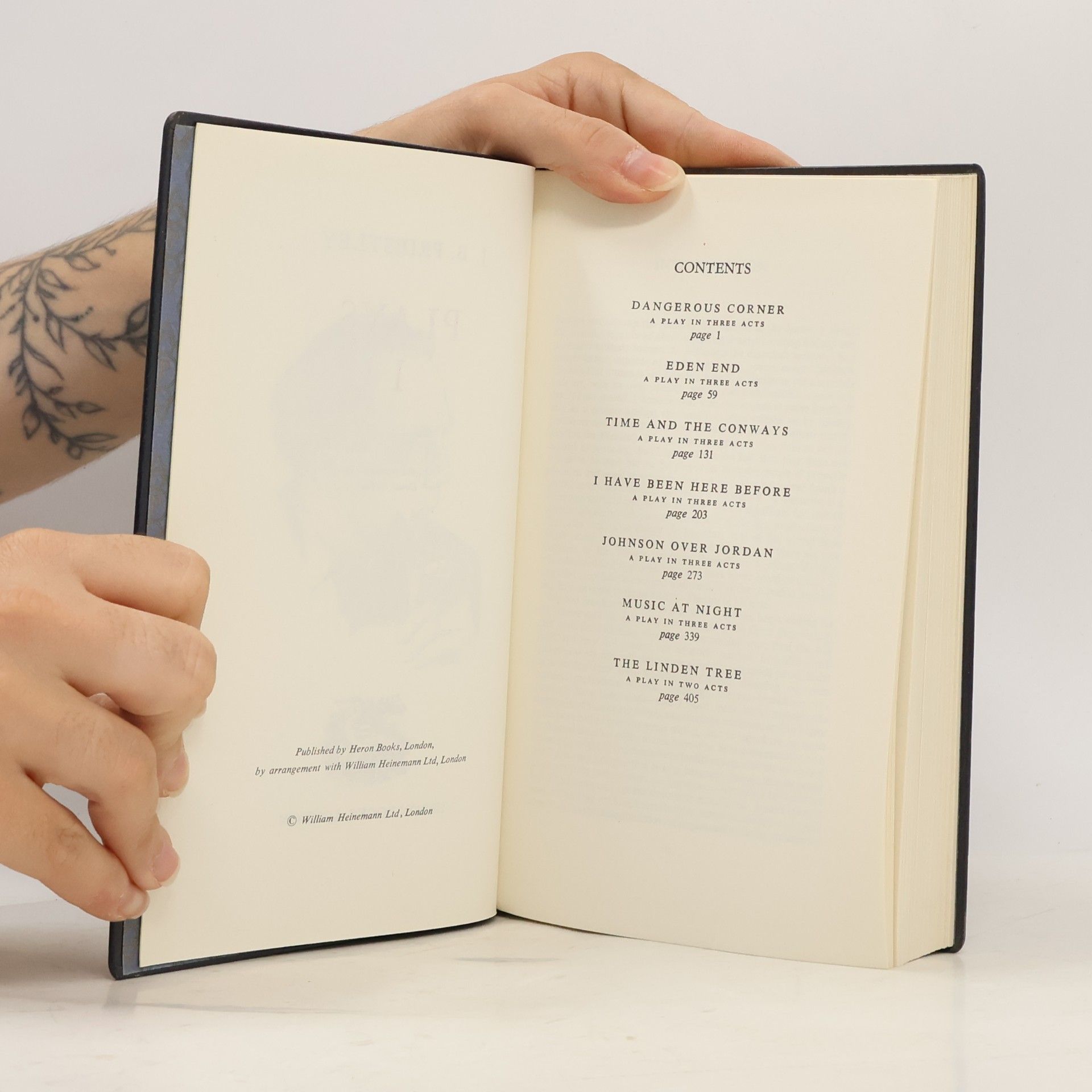 J. B. Priestley Plays I