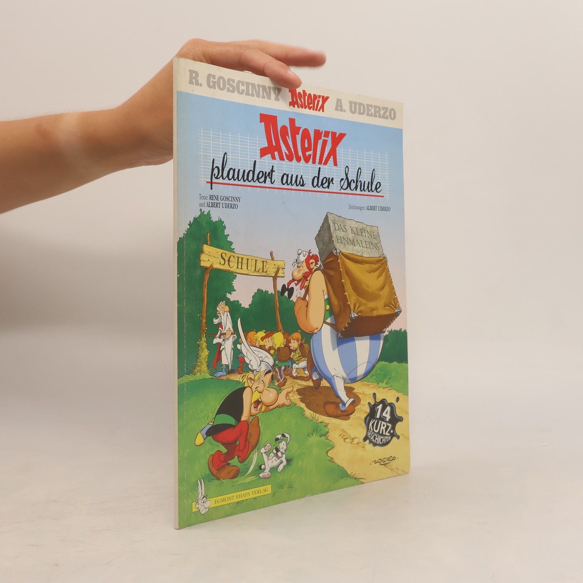 René Goscinny Asterix plaudert aus der Schule